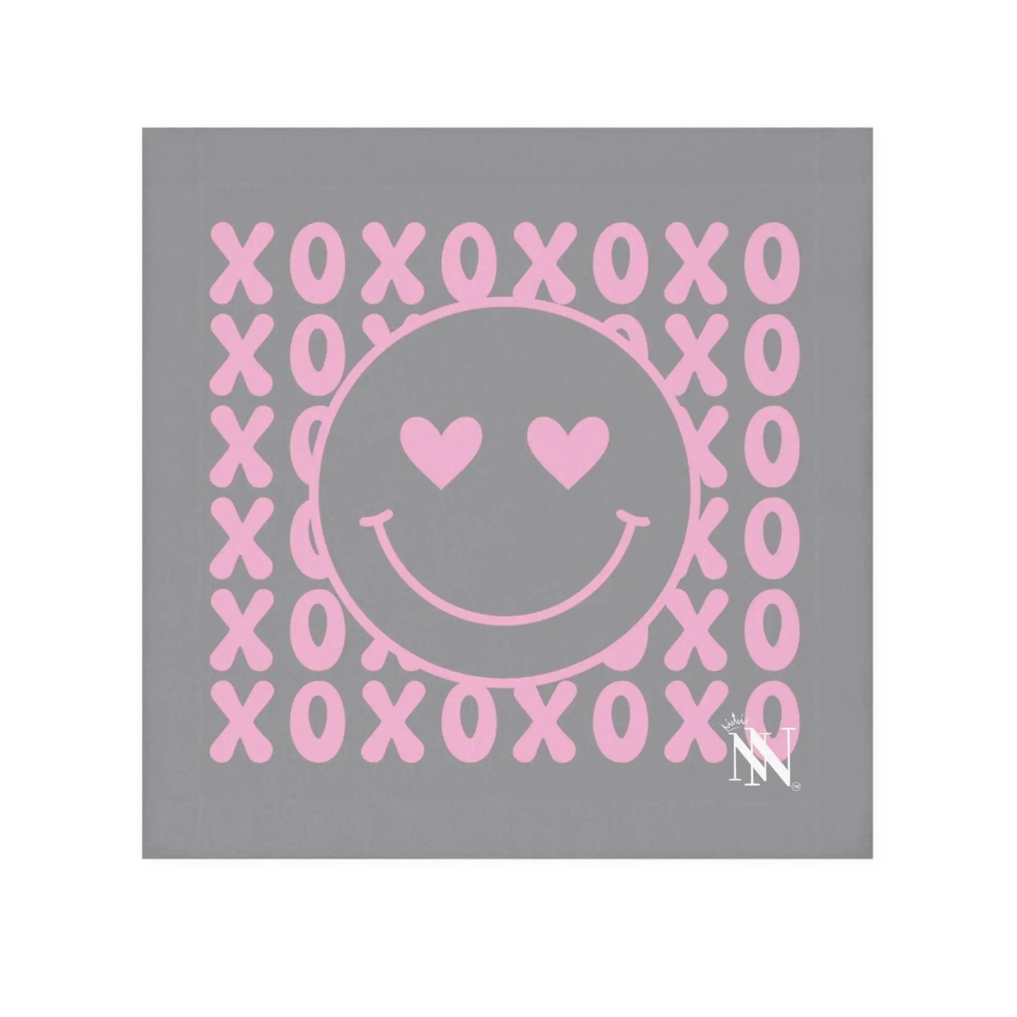 Smile Hugs & Kisses Grey | Mix & Match Lils’ Fun-Flirty Lovers’ Towels