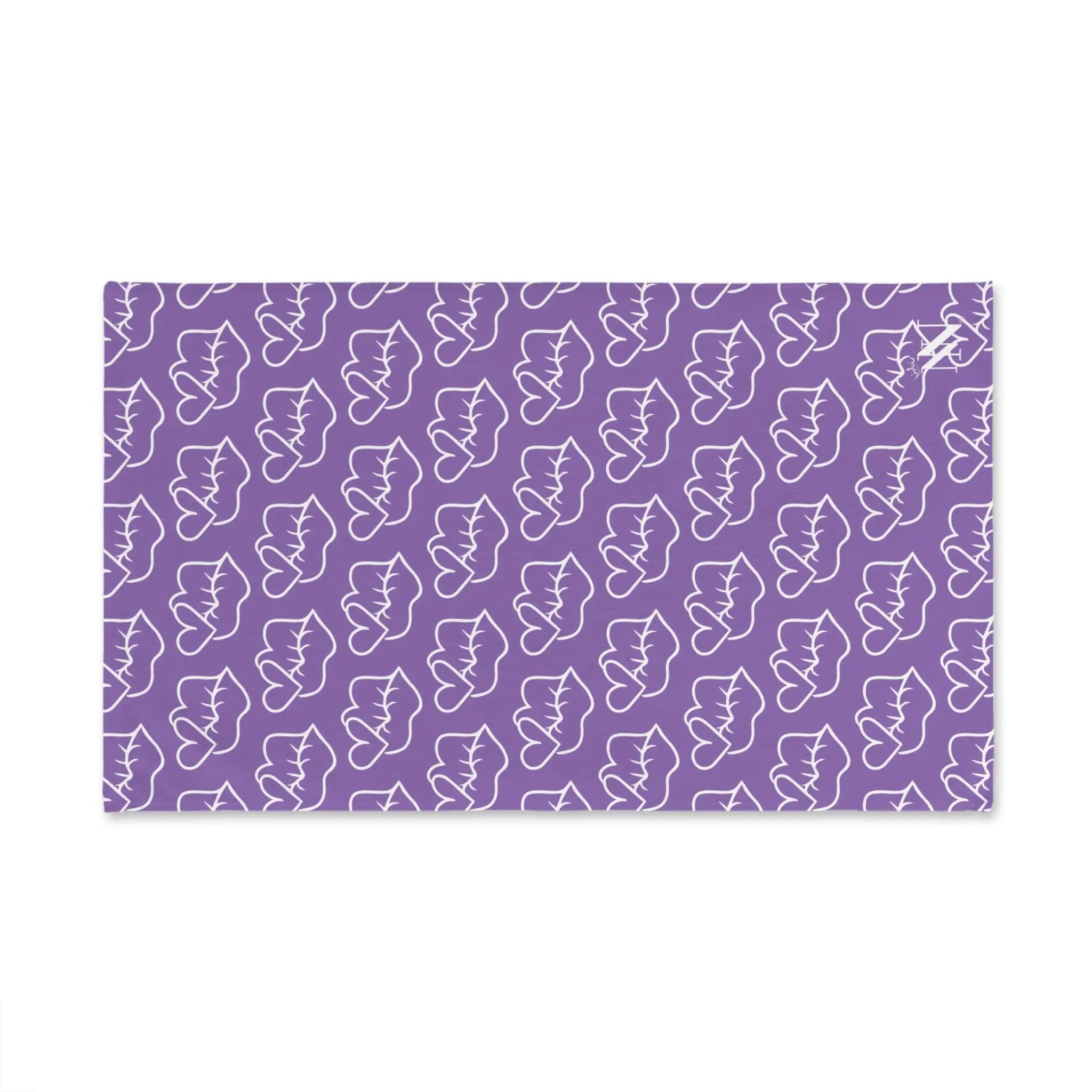 Smoochie Kiss Lips Light Purple | Mix & Match Original Fun-Flirty Lovers’ Towels