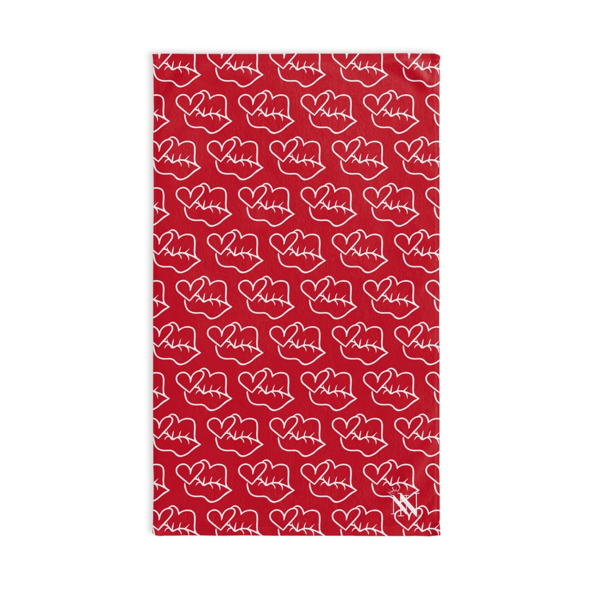 Smoochie Kiss Lips Red | Mix & Match Original Fun-Flirty Lovers’ Towels