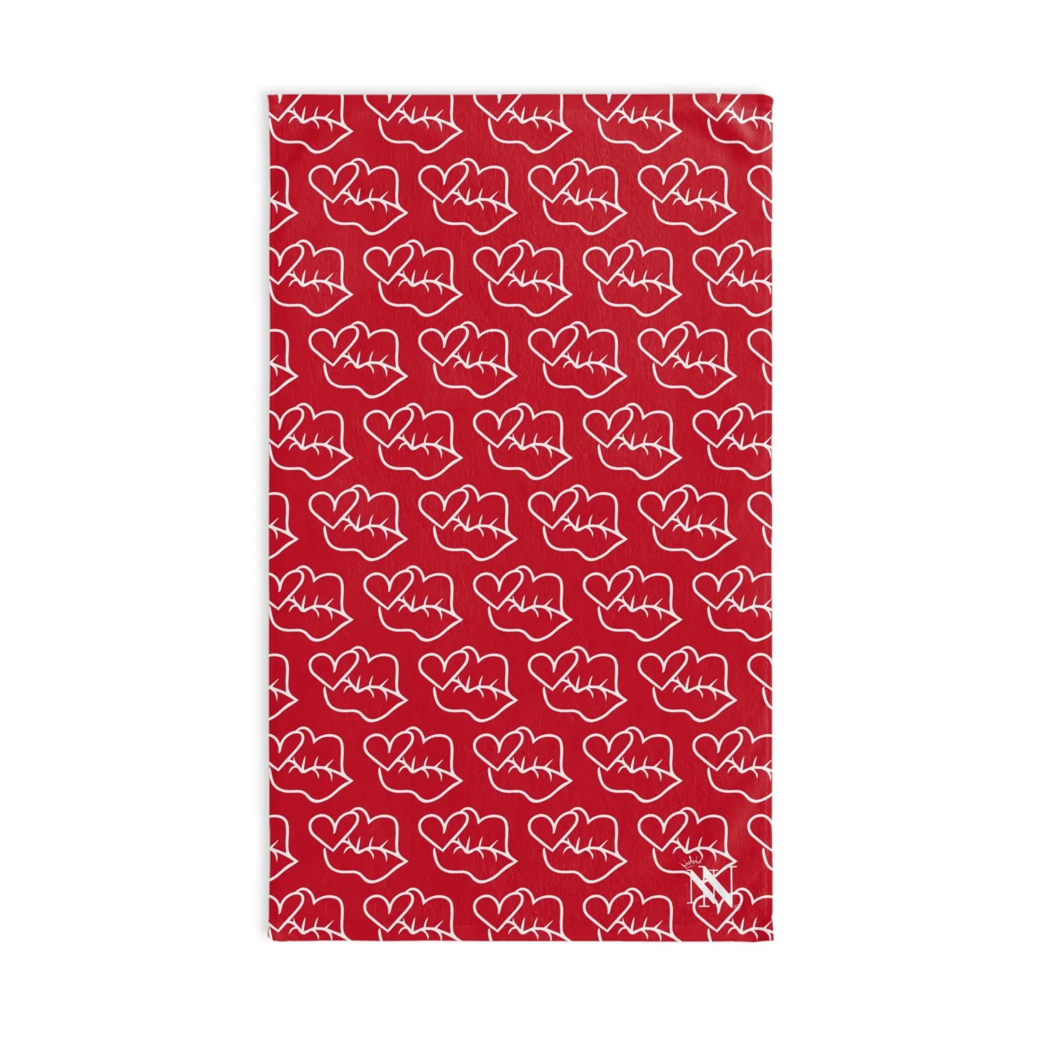 Smoochie Kiss Lips Red | Mix & Match Original Fun-Flirty Lovers’ Towels