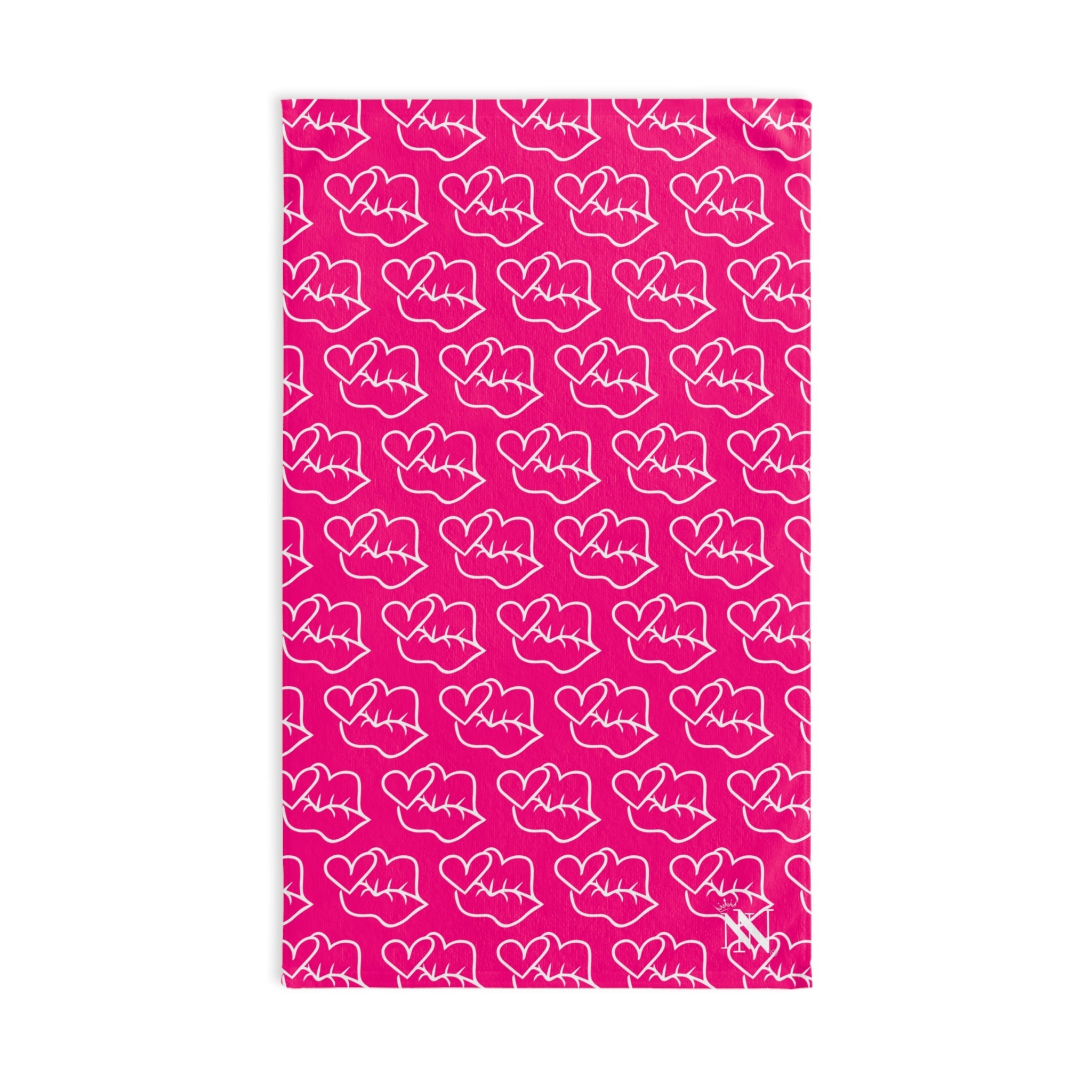 Smoochie Kiss Lips Signature Pink | Mix & Match Original Fun-Flirty Lovers’ Towels