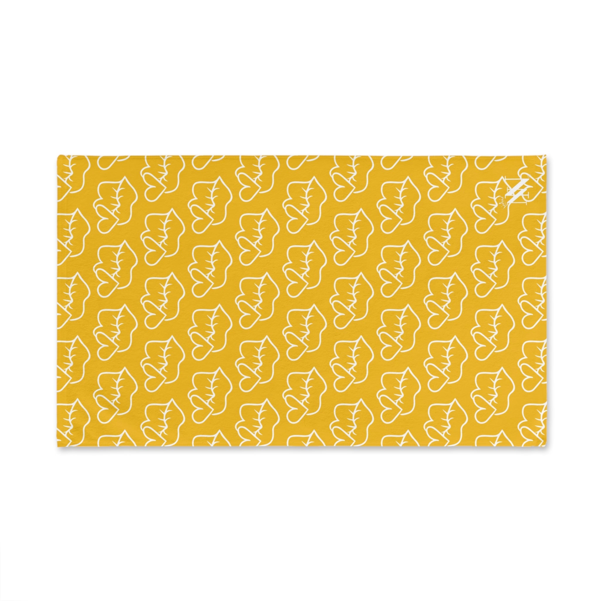 Smoochie Kiss Lips Yellow | Mix & Match Original Fun-Flirty Lovers’ Towels
