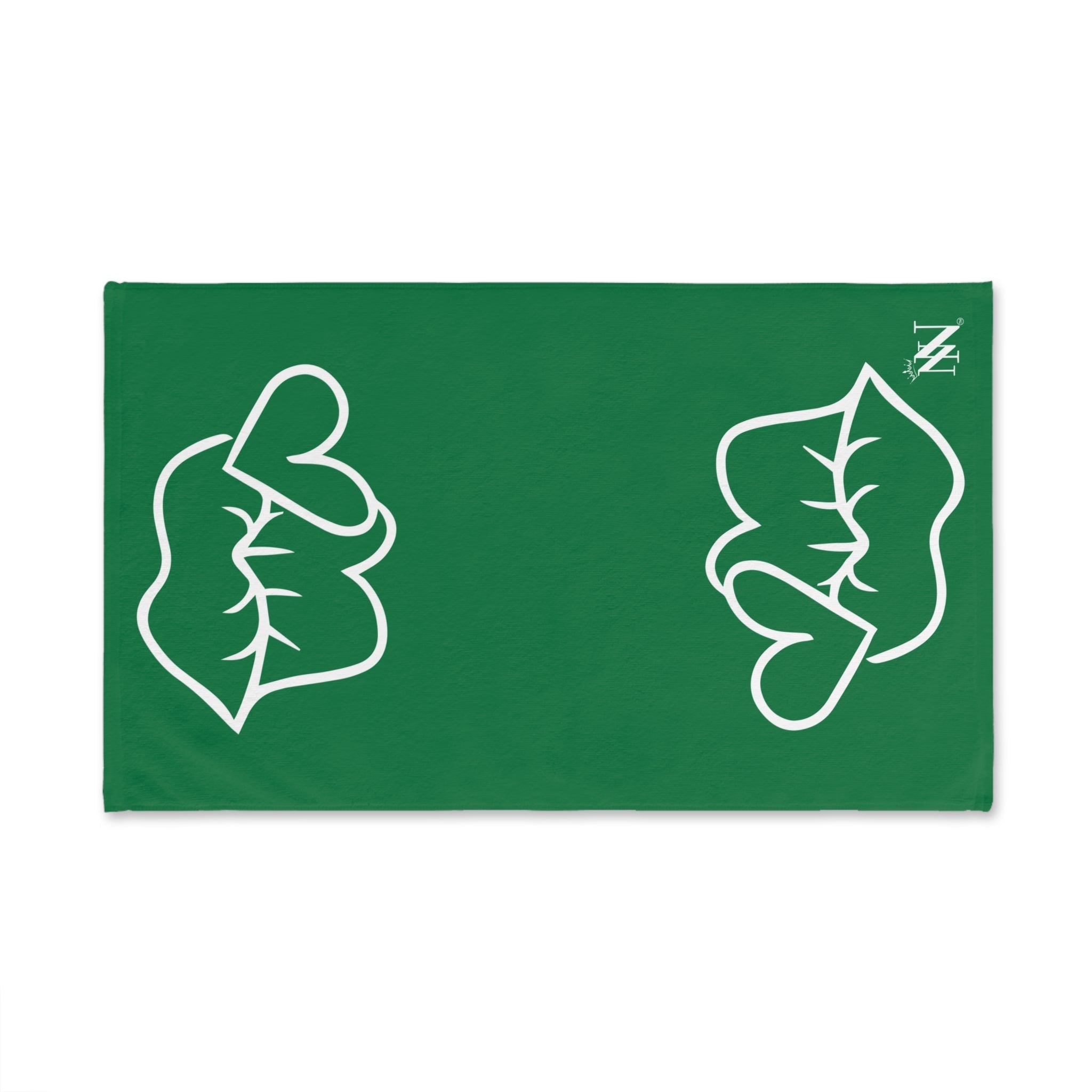 Smoochie Lips Shareable Green | Mix & Match Original Fun-Flirty Lovers’ Towels