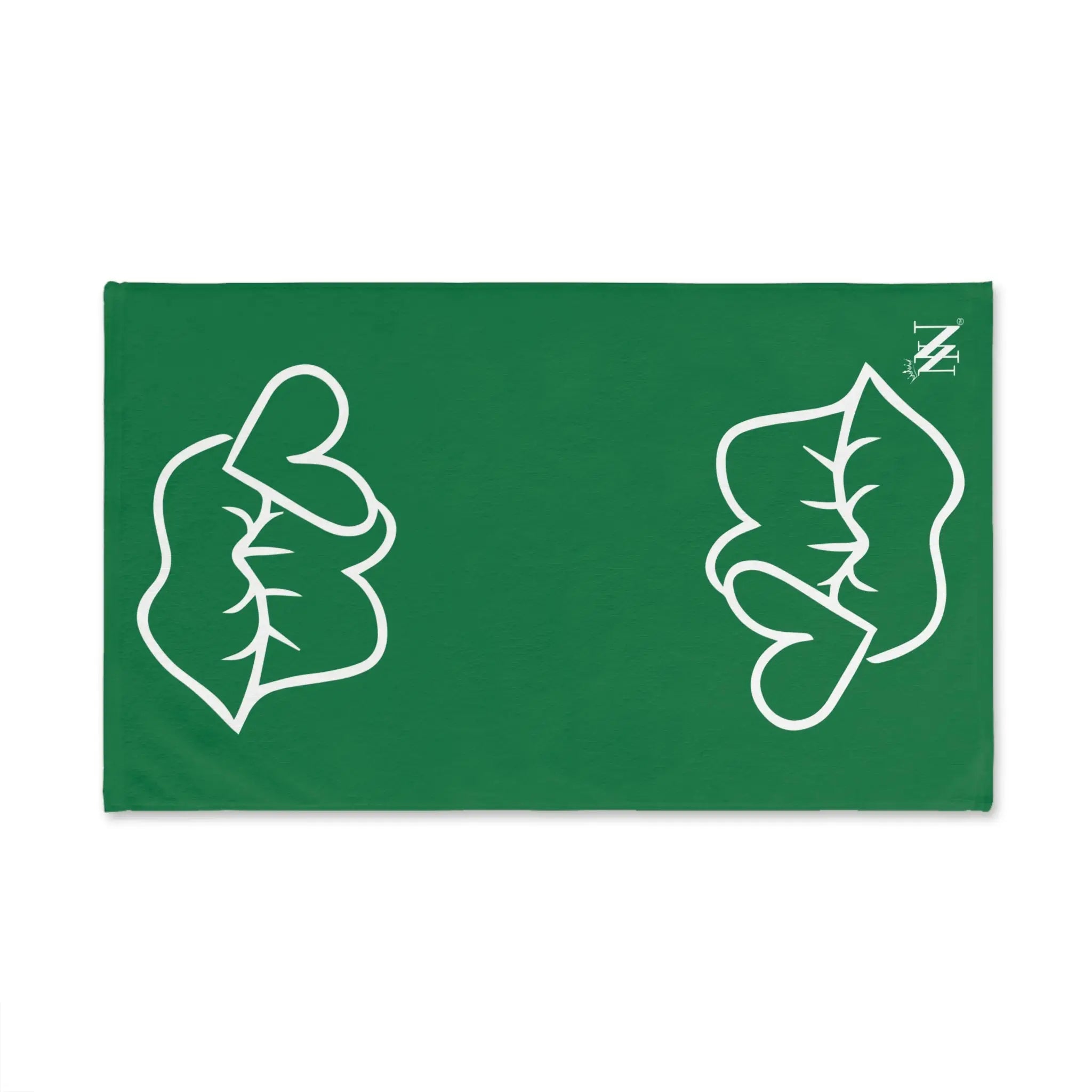 Smoochie Lips Shareable Green | Mix & Match Original Fun-Flirty Lovers’ Towels