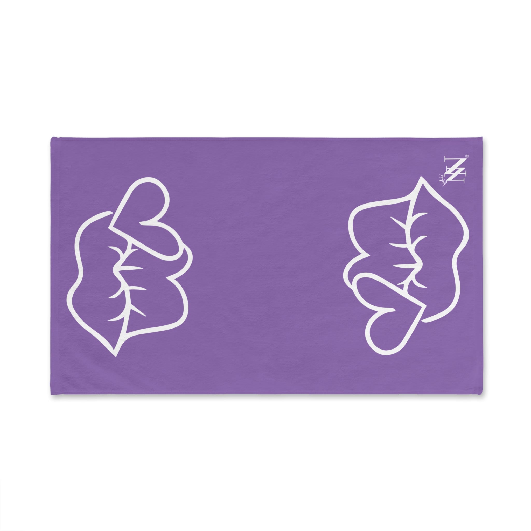 Smoochie Lips Shareable Lavendar | Mix & Match Original Fun-Flirty Lovers’ Towels