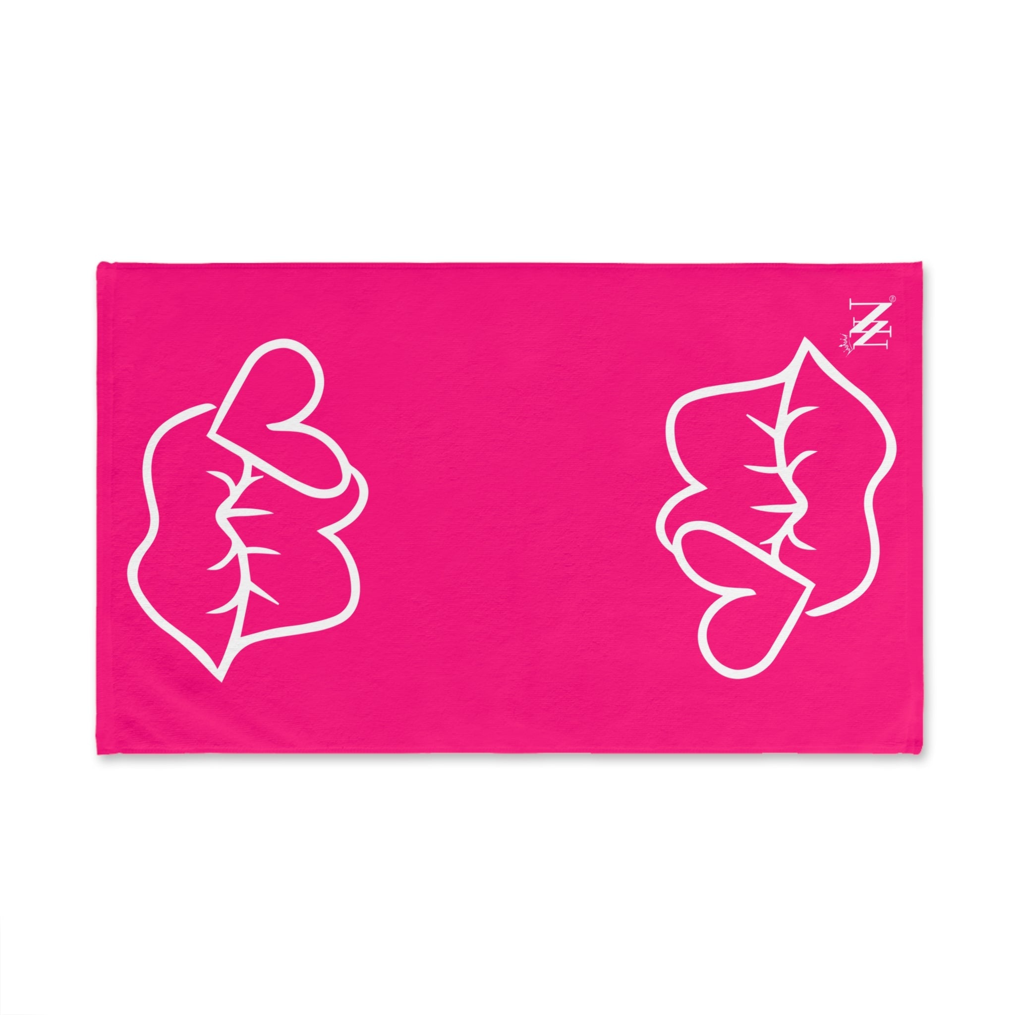 Smoochie Lips Shareable Signature Pink | Mix & Match Original Fun-Flirty Lovers’ Towels