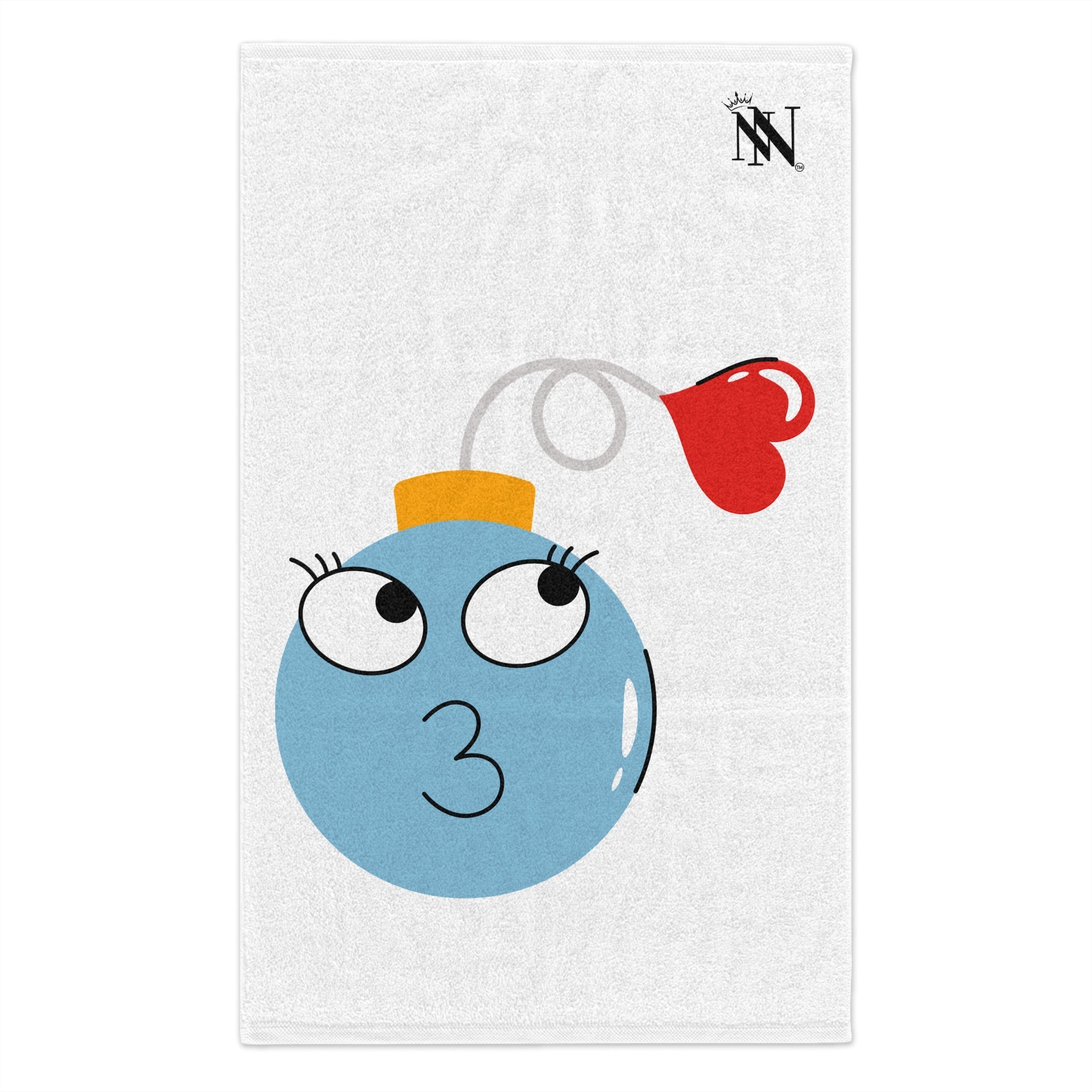 Smoochie Love Bomb | Mix & Match Soft Fun-Flirty Lovers’ Towels
