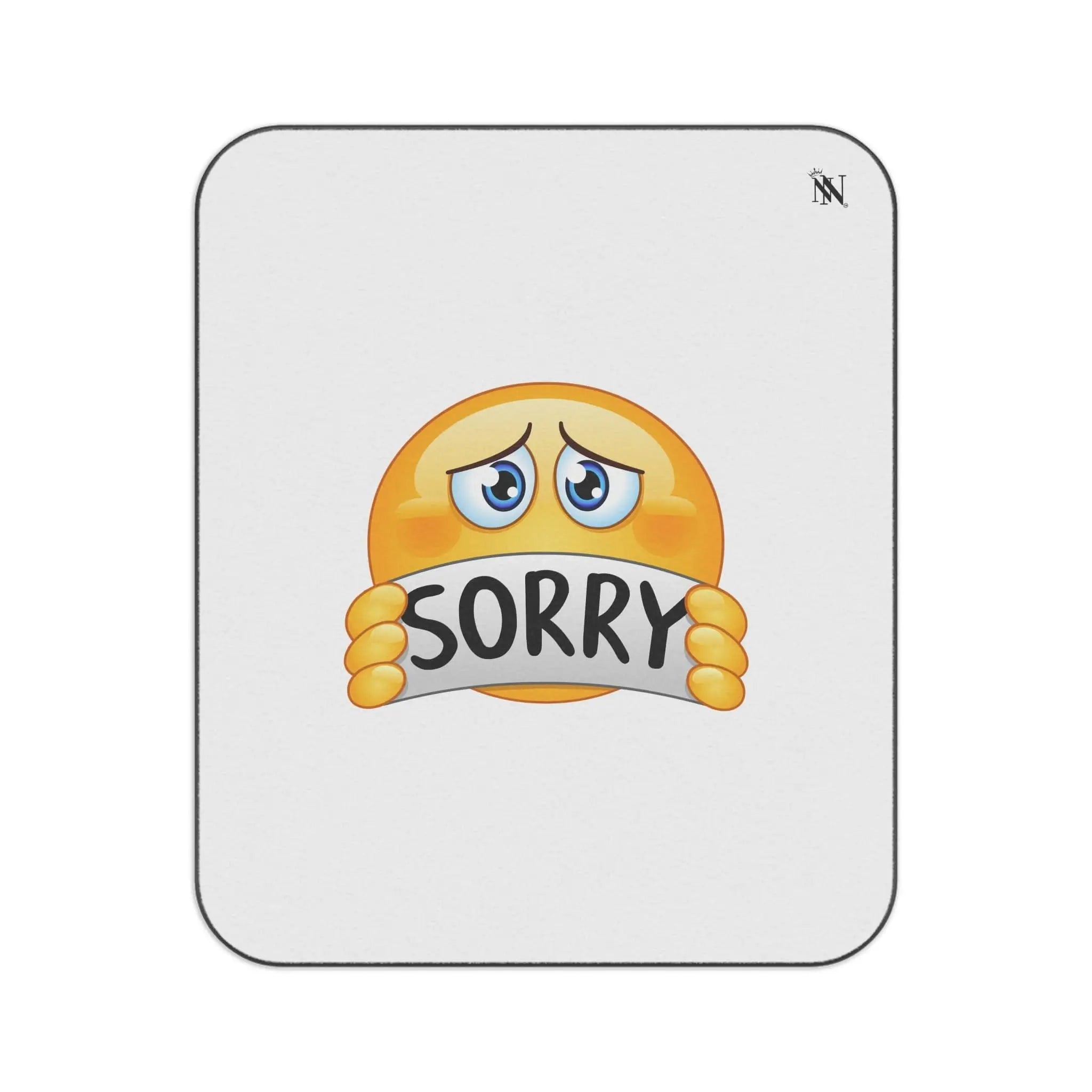 Sorry Emoji | Mix Match Fun-Flirty Lovers’ Water-Resistant Blankets
