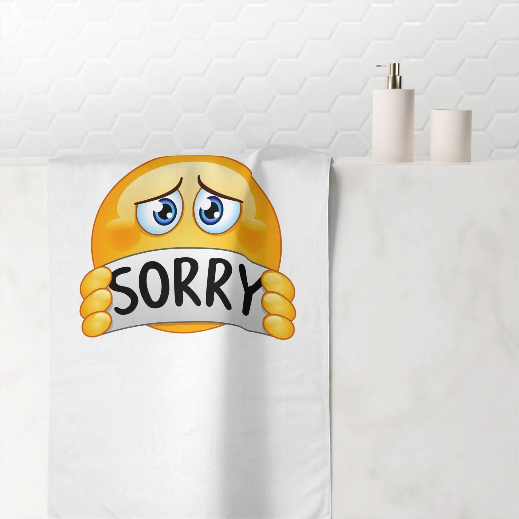 Sorry Emoji | Mix & Match Naughty XL Fun-Flirty Lovers’ Towels