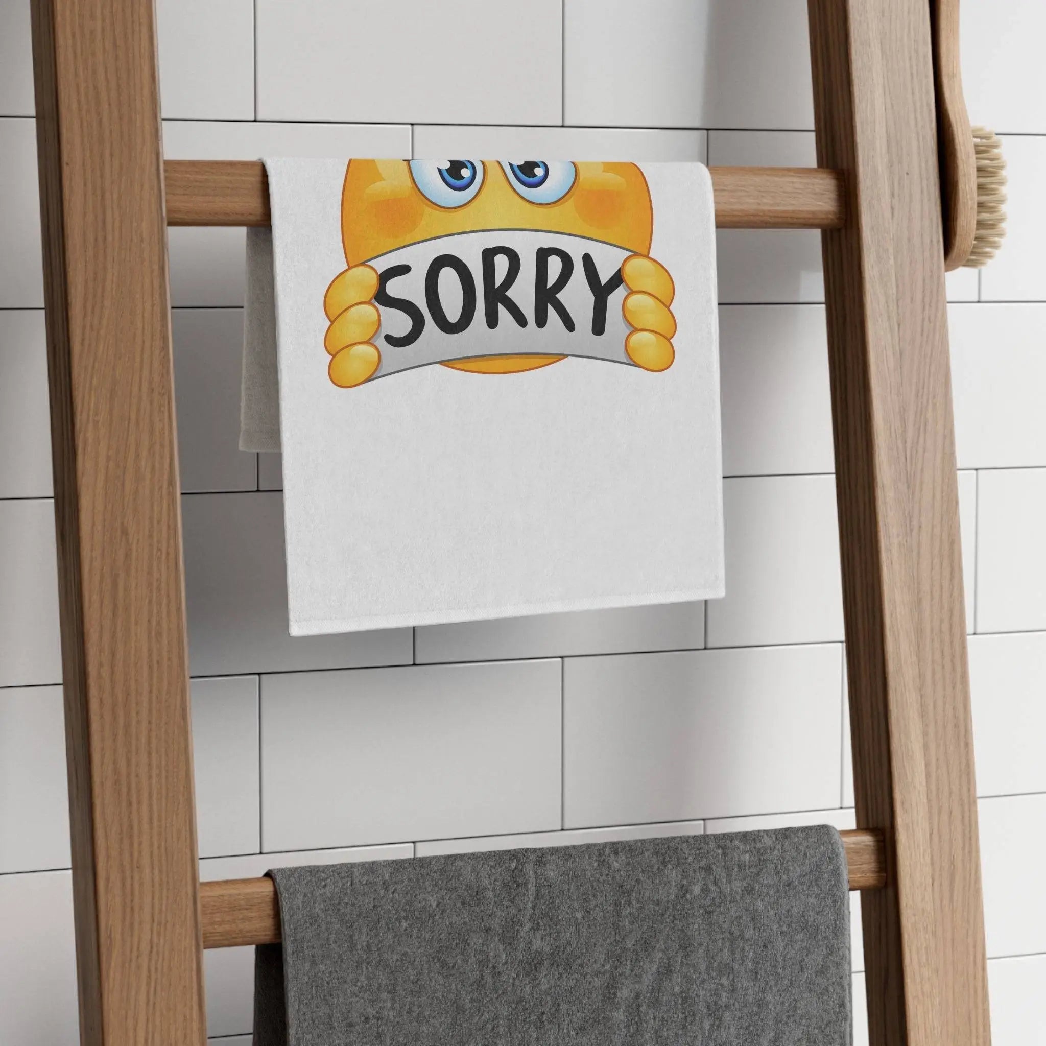 Sorry Emoji | Mix & Match Soft Fun-Flirty Lovers’ Towels