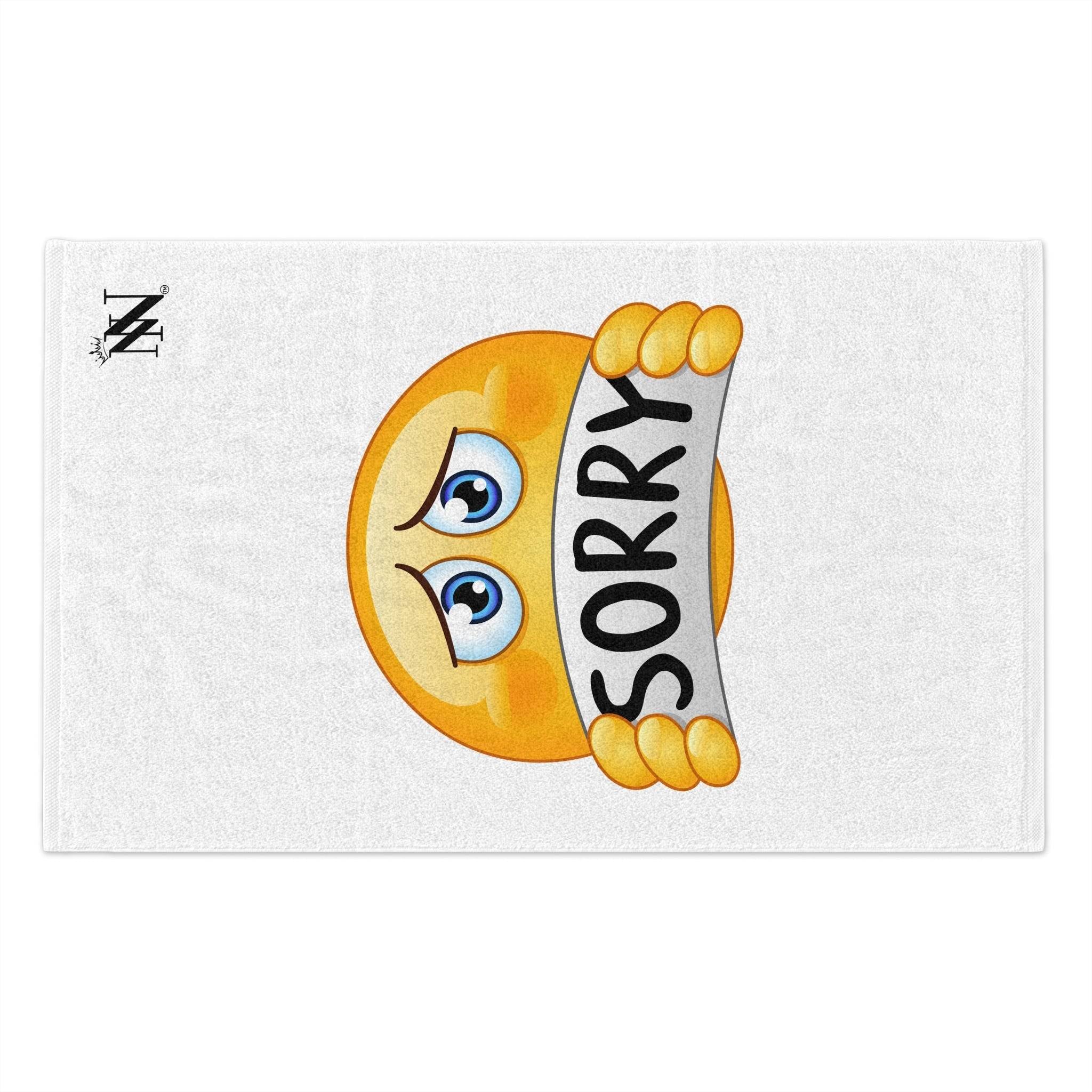 Sorry Emoji | Mix & Match Soft Fun-Flirty Lovers’ Towels