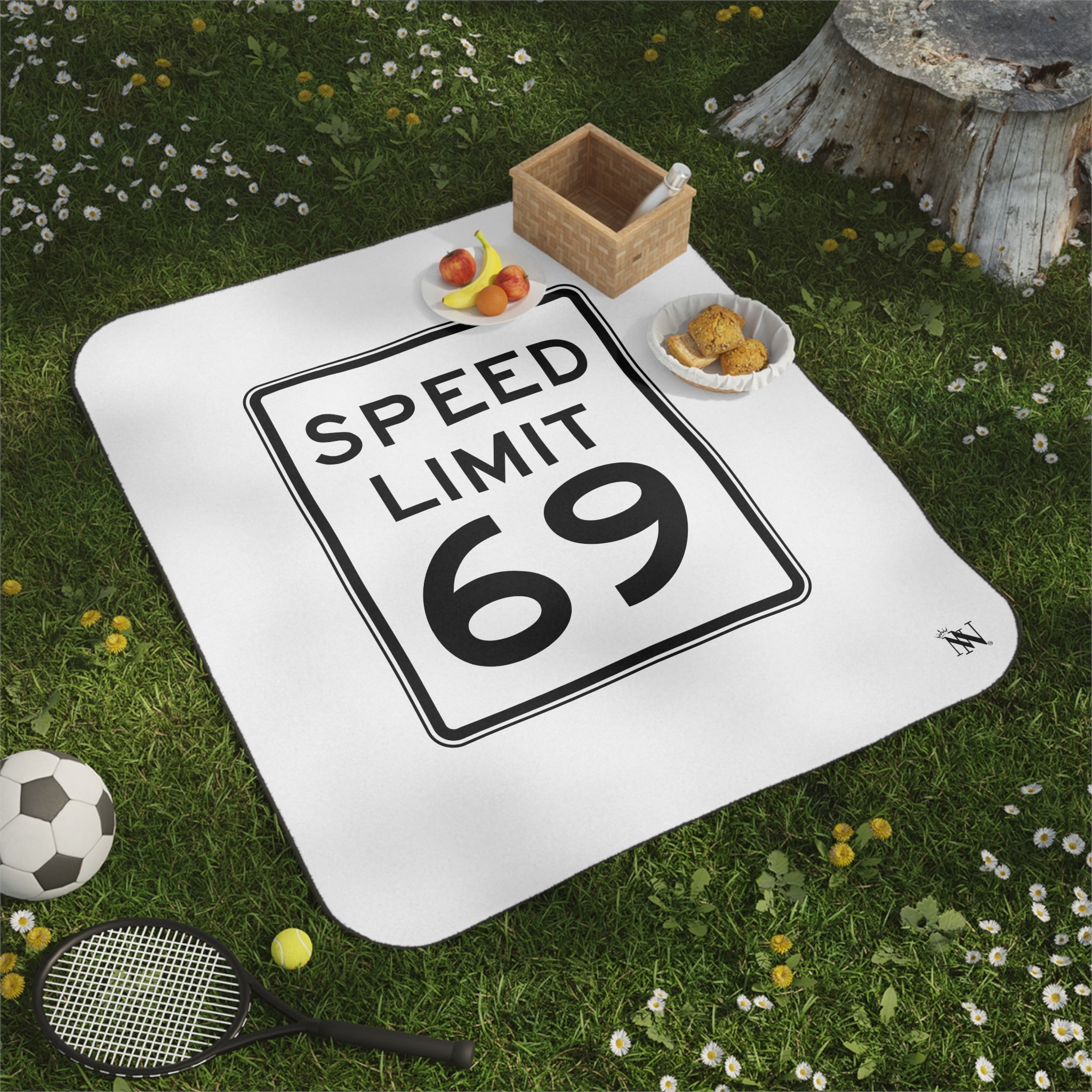 Speed Limit 69 | Mix Match Fun-Flirty Lovers’ Water-Resistant Blankets