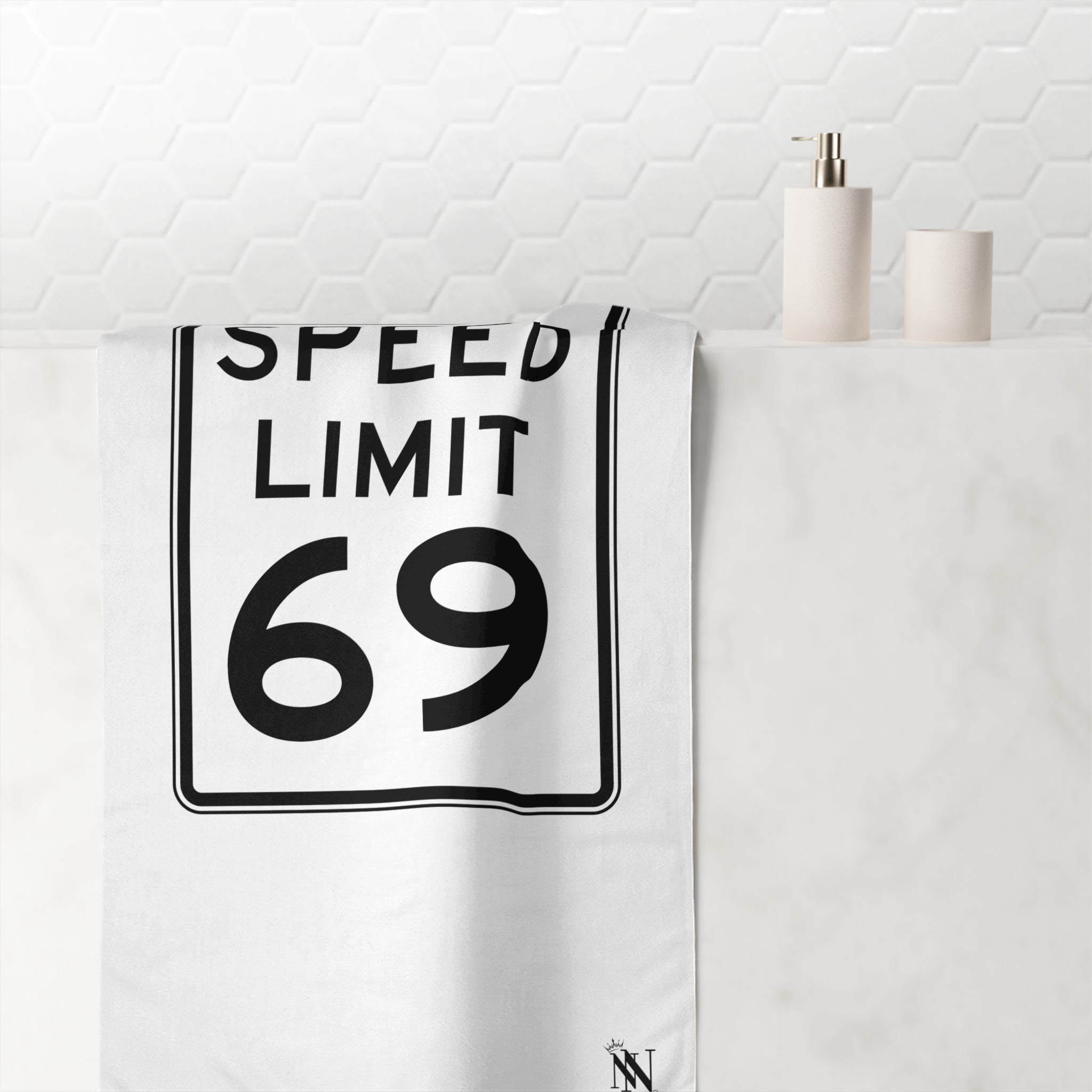 Speed Limit 69 | Mix & Match XL Fun-Flirty Lovers’ Towels