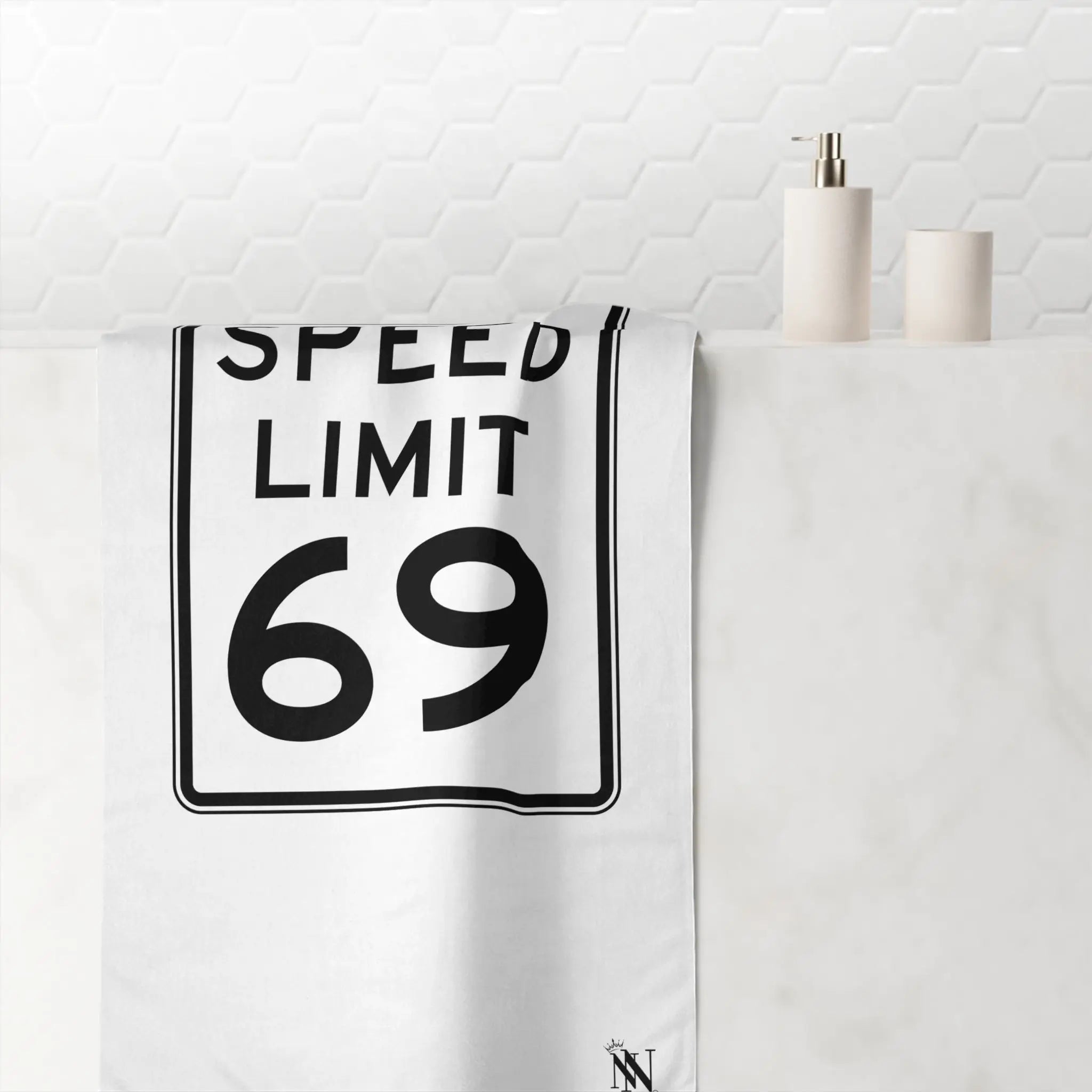 Speed Limit 69 | Mix & Match XL Fun-Flirty Lovers’ Towels