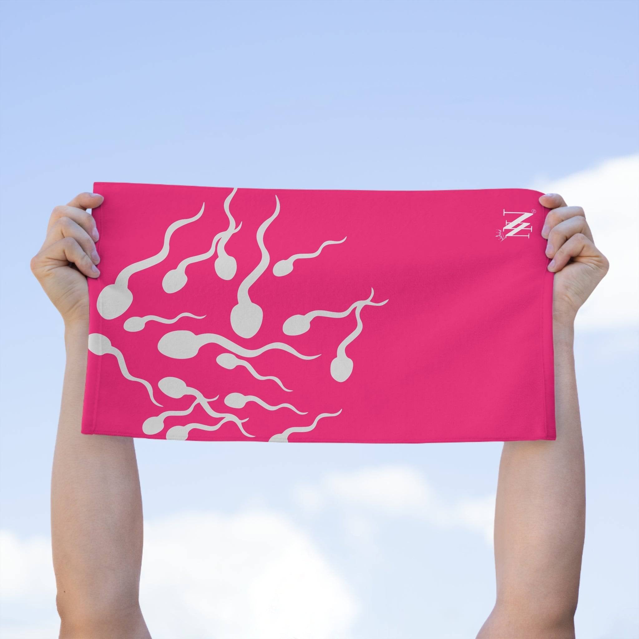 Sperm Catcher Pink | Mix & Match Soft Fun-Flirty Lovers’ Towels