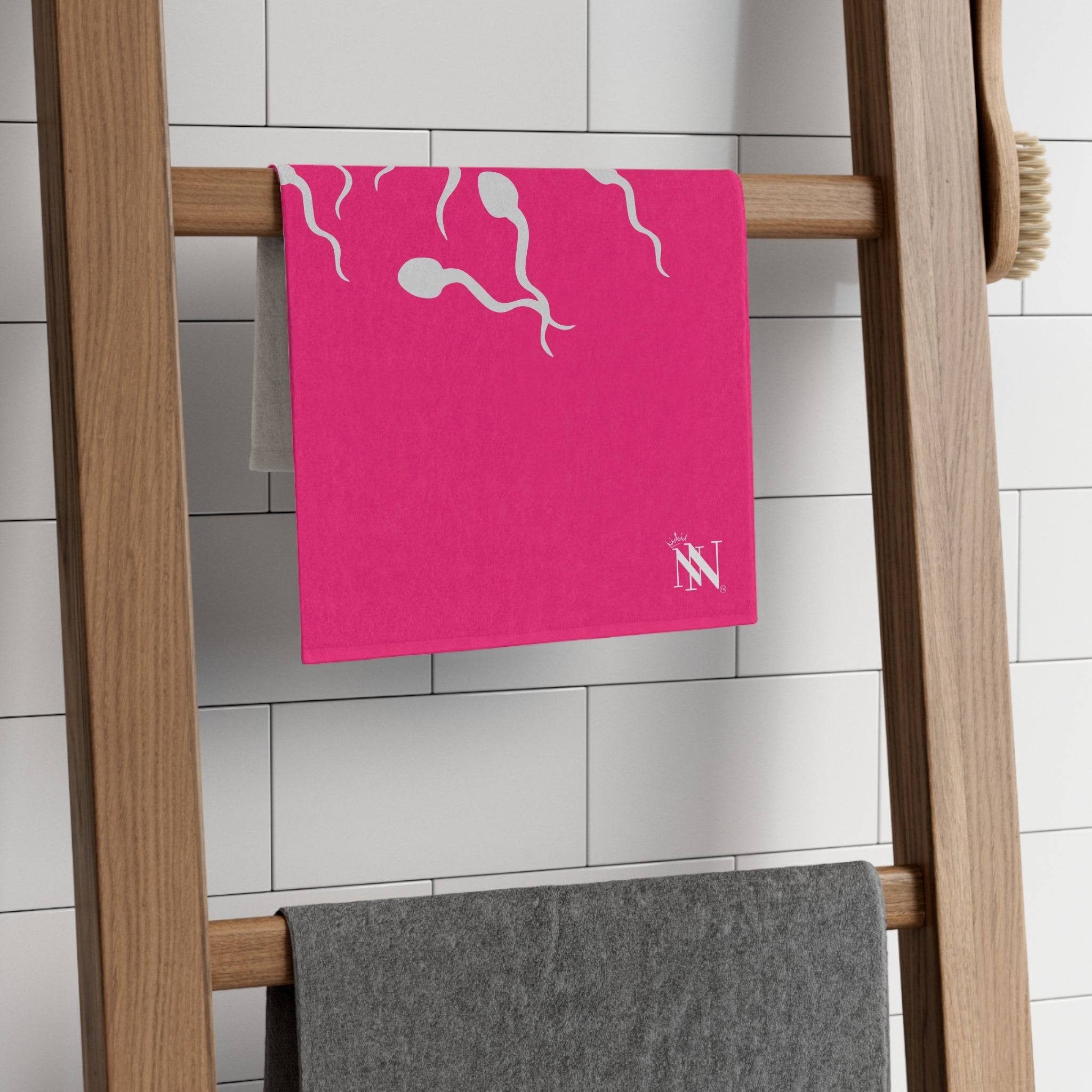Sperm Catcher Pink | Mix & Match Soft Fun-Flirty Lovers’ Towels