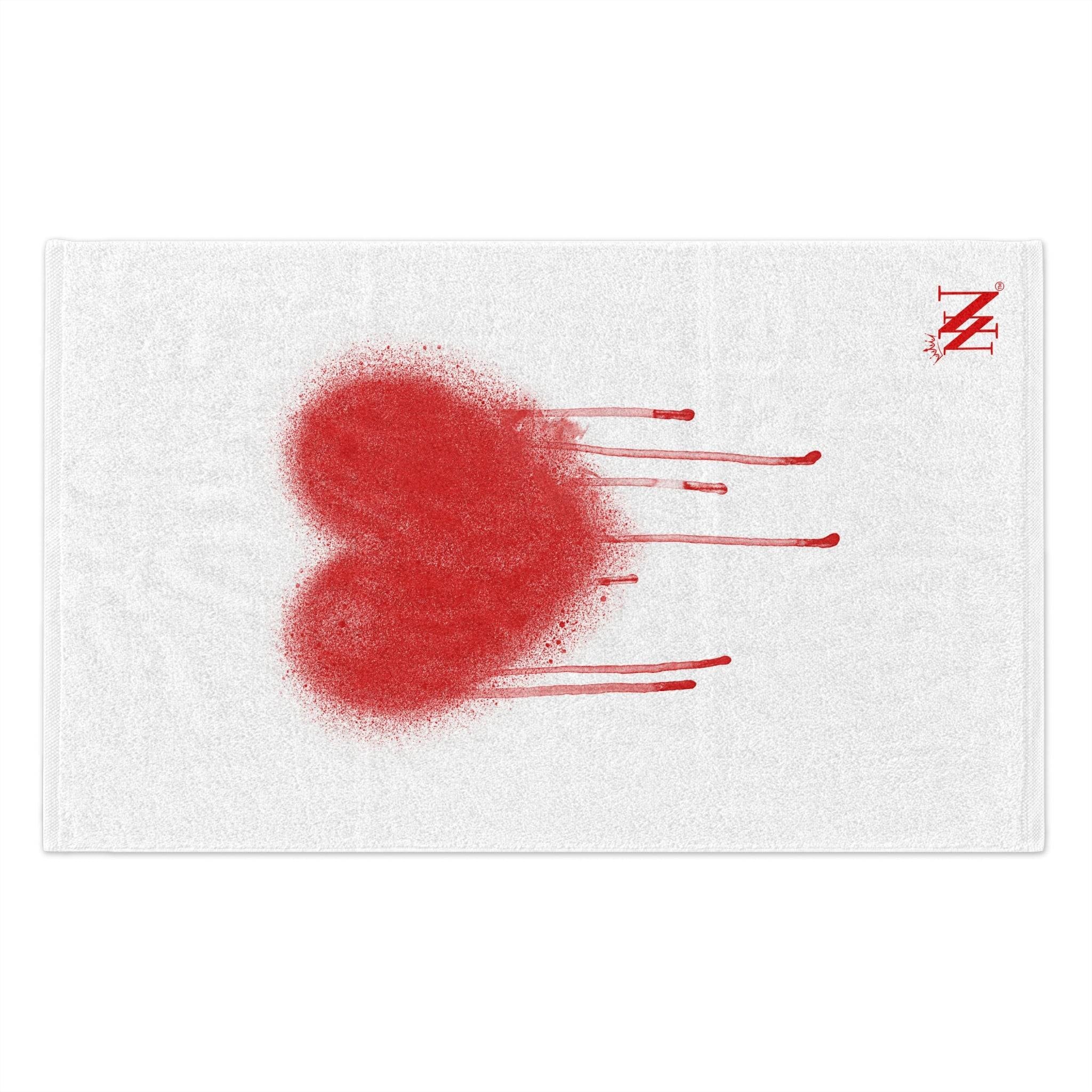 Spray Paint Heart | Mix & Match Soft Fun-Flirty Lovers’ Towels