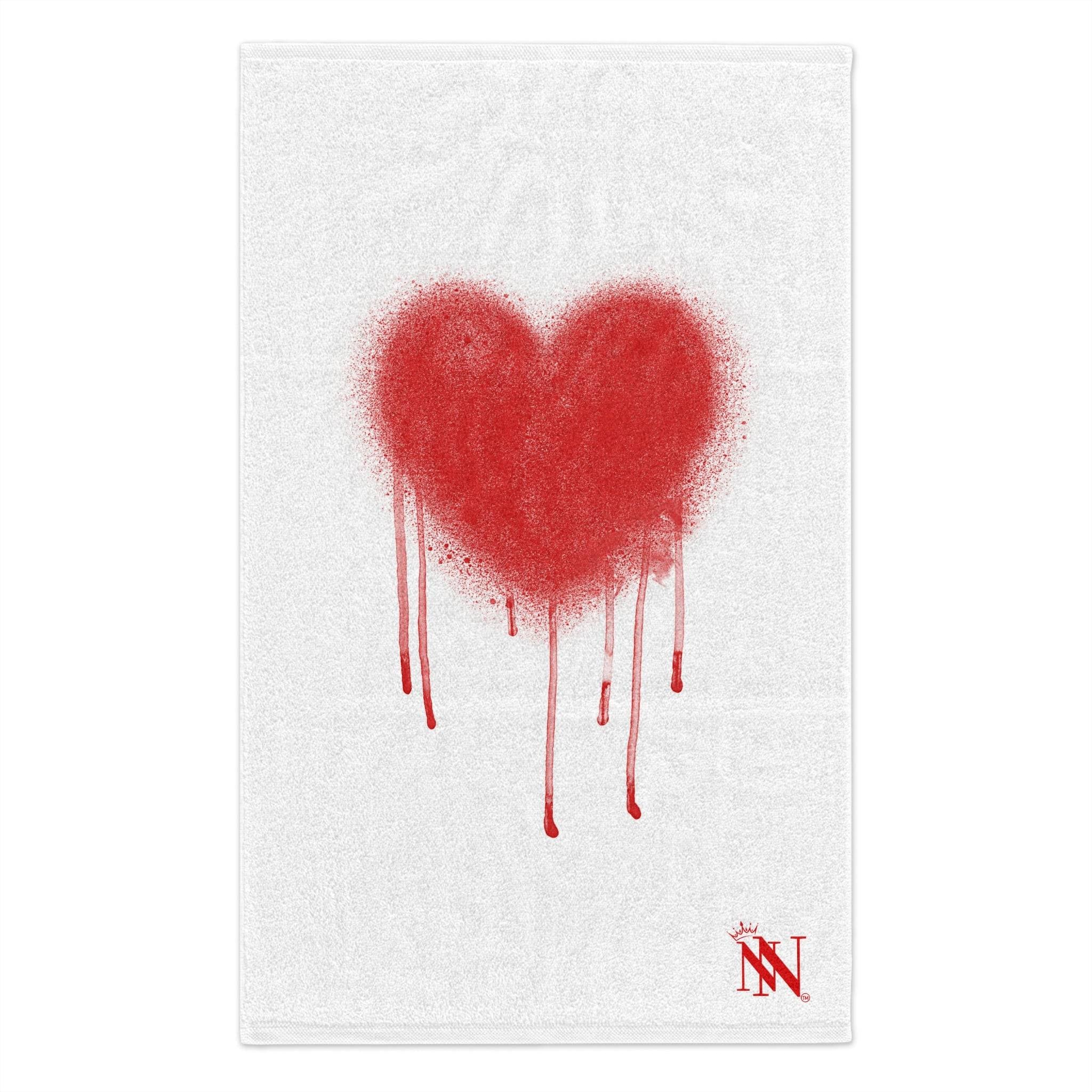 Spray Paint Heart | Mix & Match Soft Fun-Flirty Lovers’ Towels