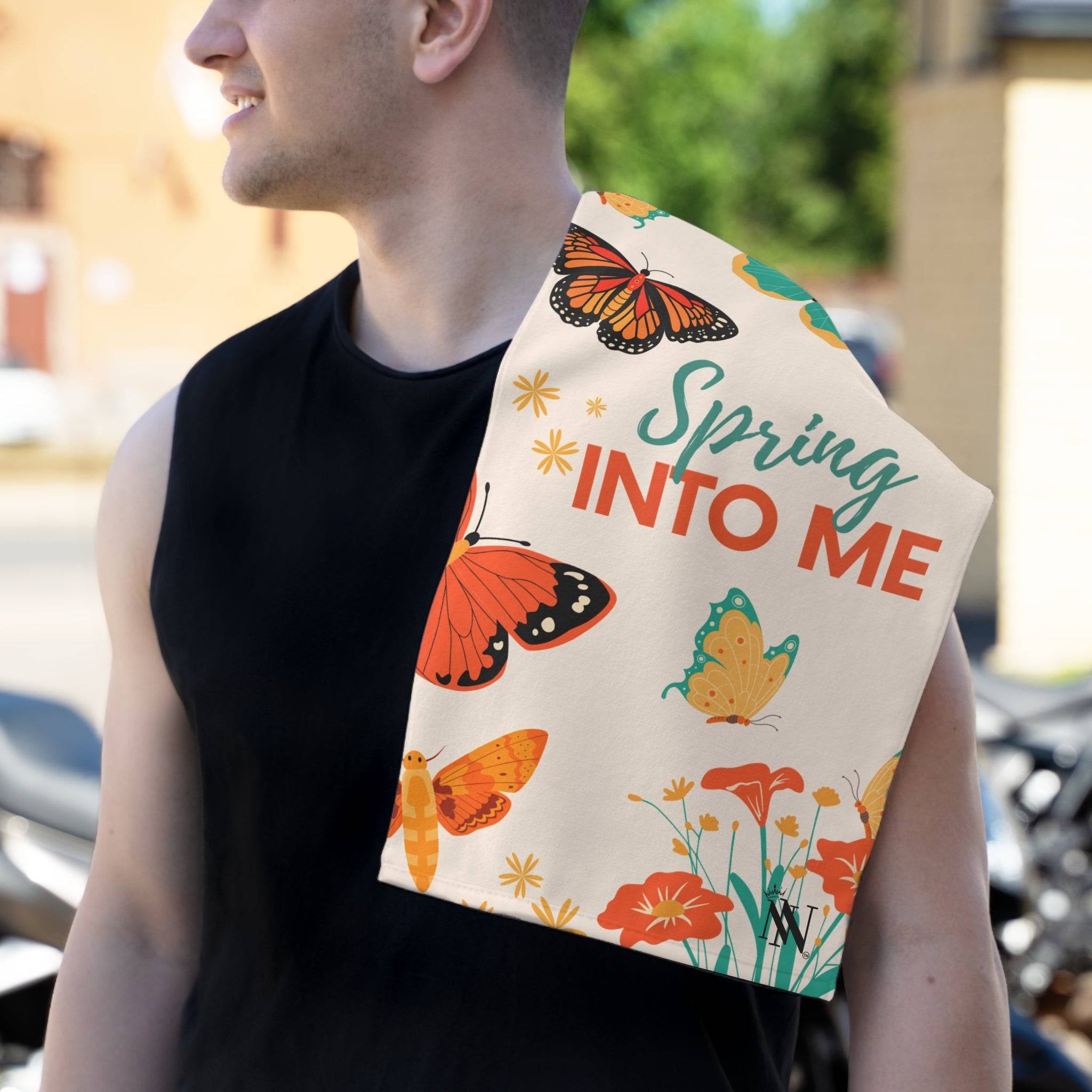 Spring Into Me | Mix & Match Soft Fun-Flirty Lovers’ Towels