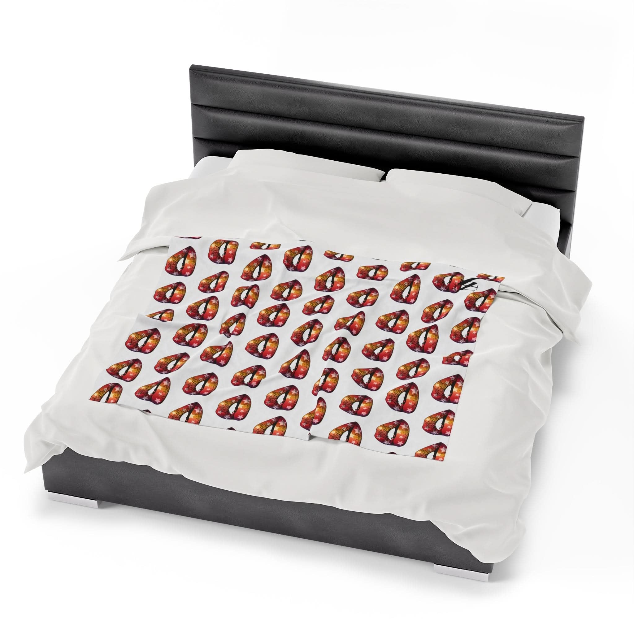 Star Kiss Lips | Mix & Match Fun-Flirty Loversā Blankets