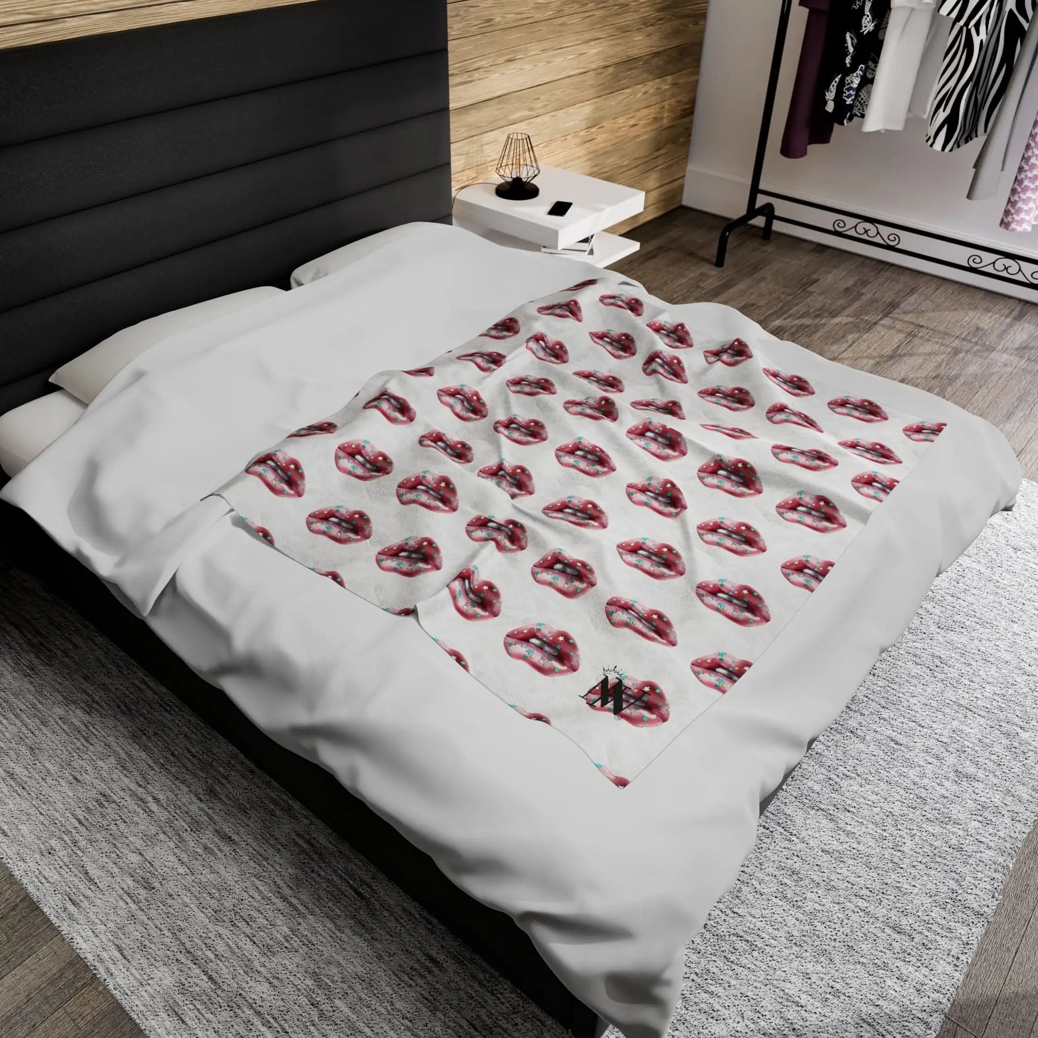 Star Lips | Mix & Match Fun-Flirty Lovers’ Blankets