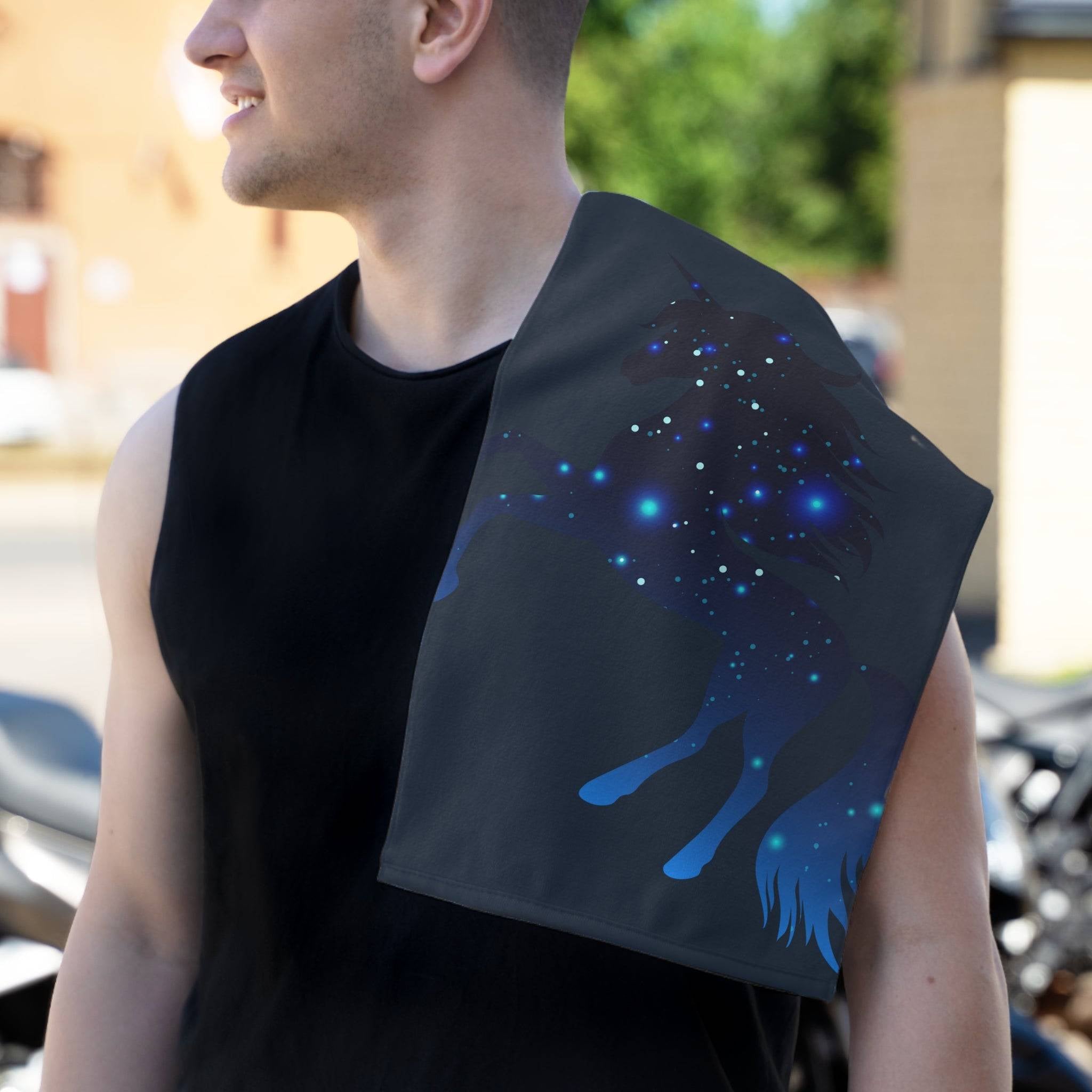 Starry Sky Unicorn | Mix & Match Soft Fun-Flirty Lovers’ Towels