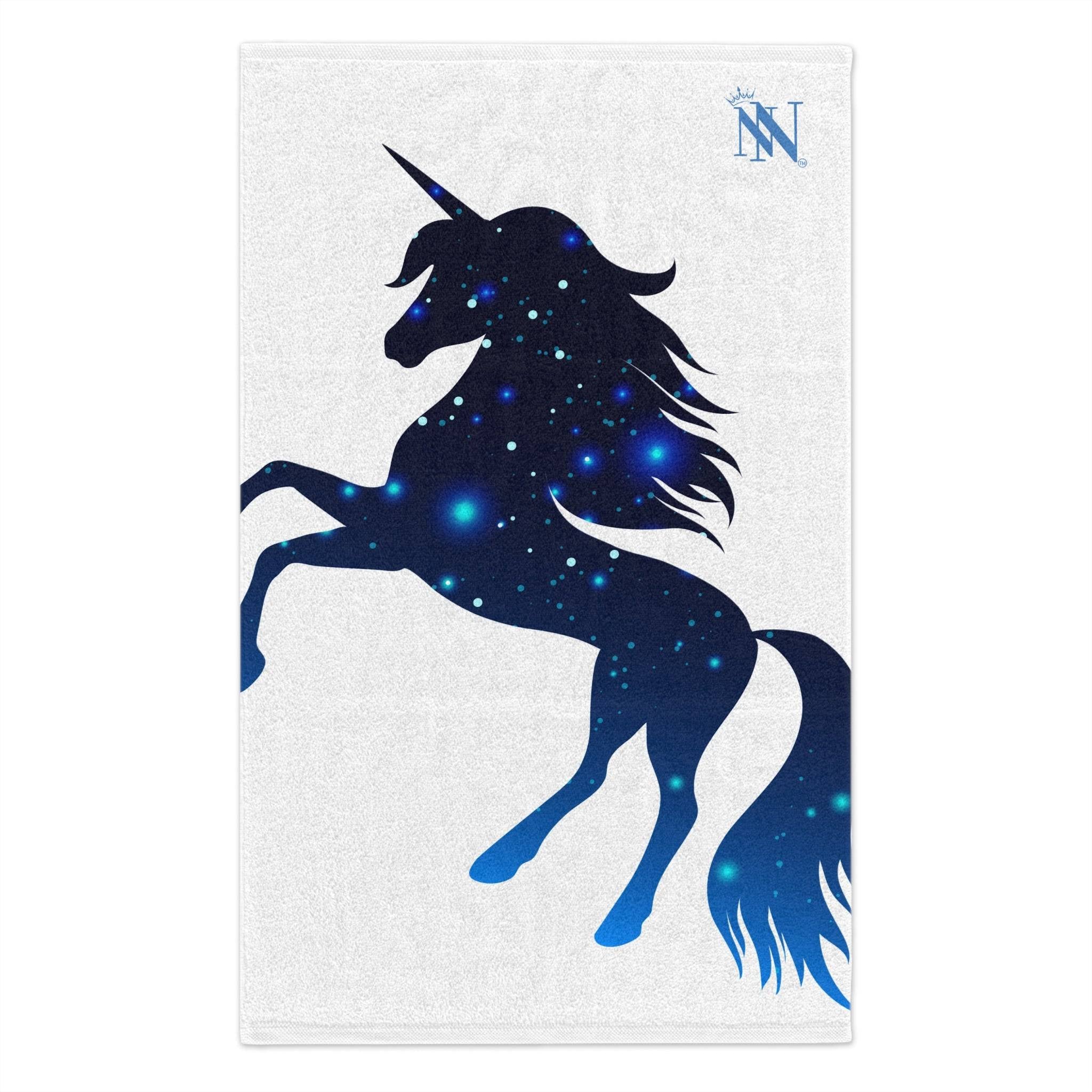 Starry Sky Unicorn White | Mix & Match Soft Fun-Flirty Lovers’ Towels