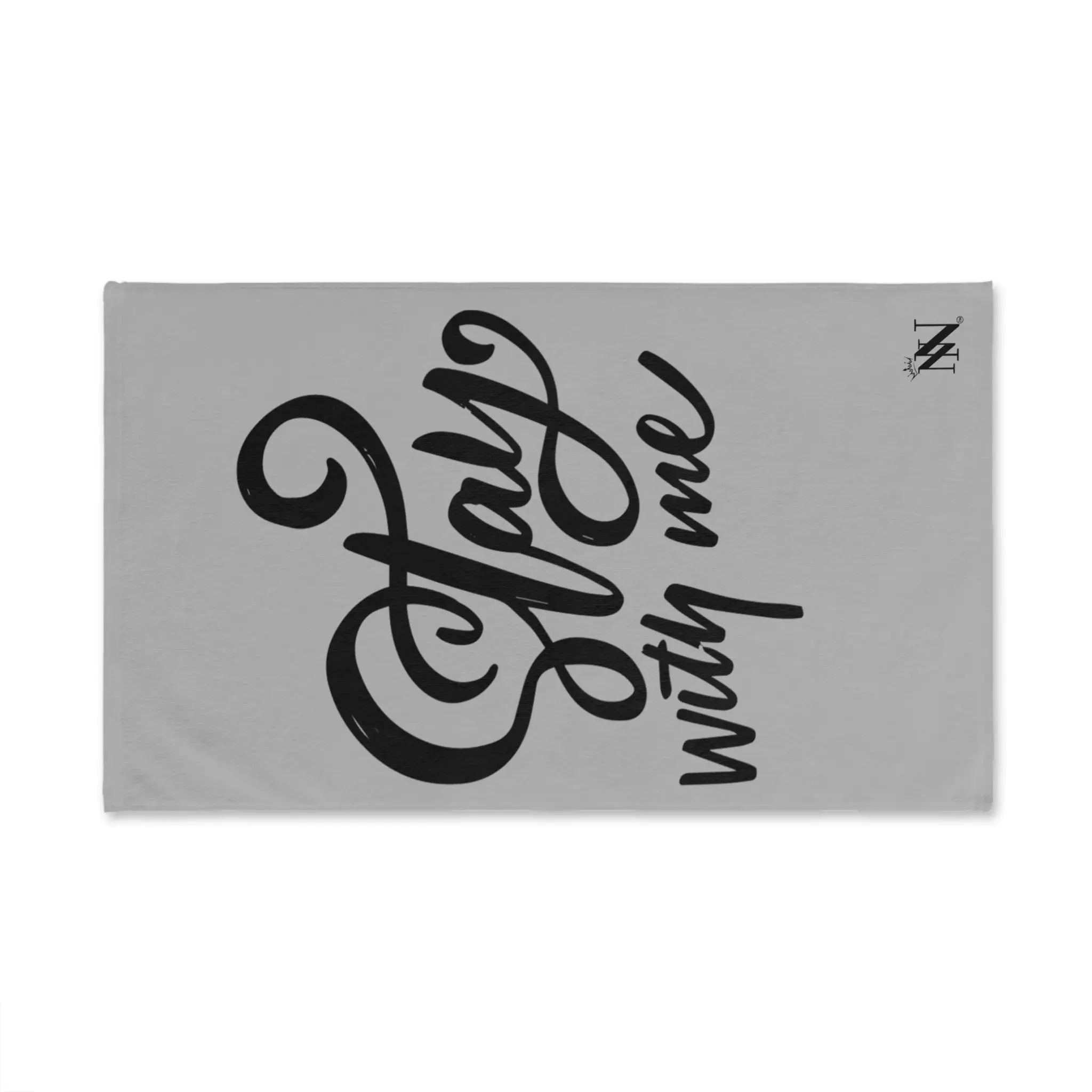 Stay With Me Light Grey | Mix & Match Original Fun-Flirty Lovers’ Towels