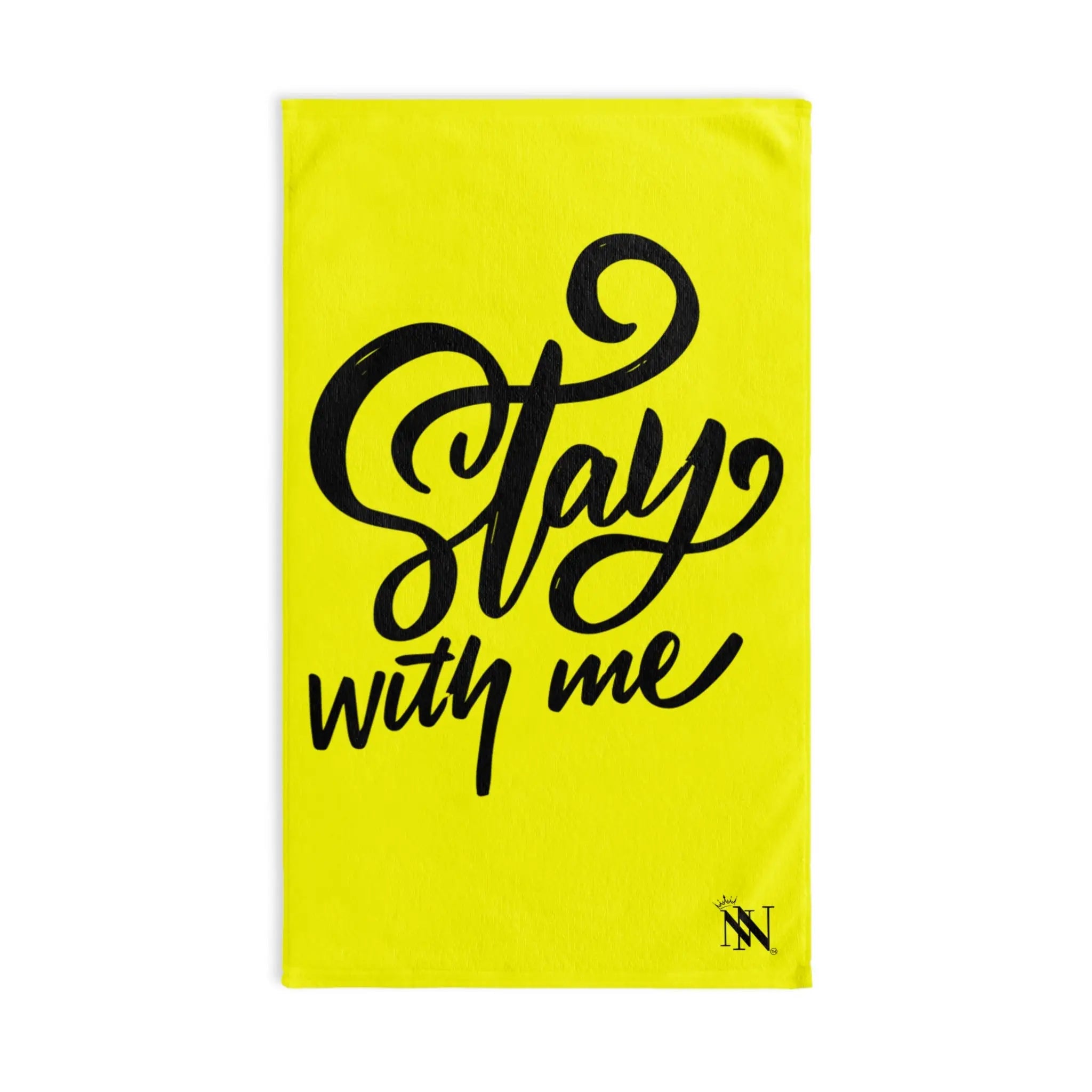 Stay With Me Neon Yellow | Mix & Match Original Fun-Flirty Lovers’ Towels