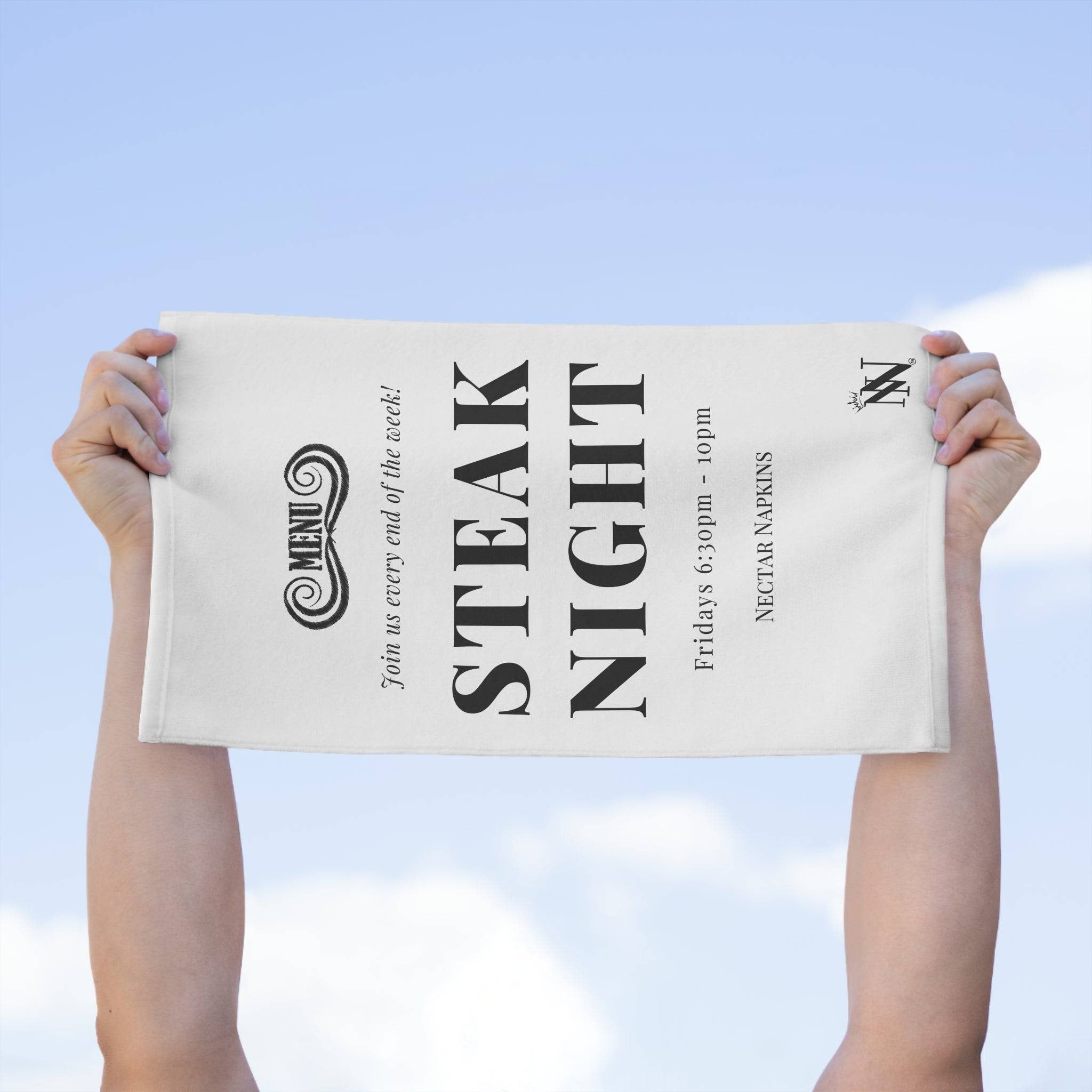 Steak Night | Mix & Match Soft Fun-Flirty Lovers’ Towels
