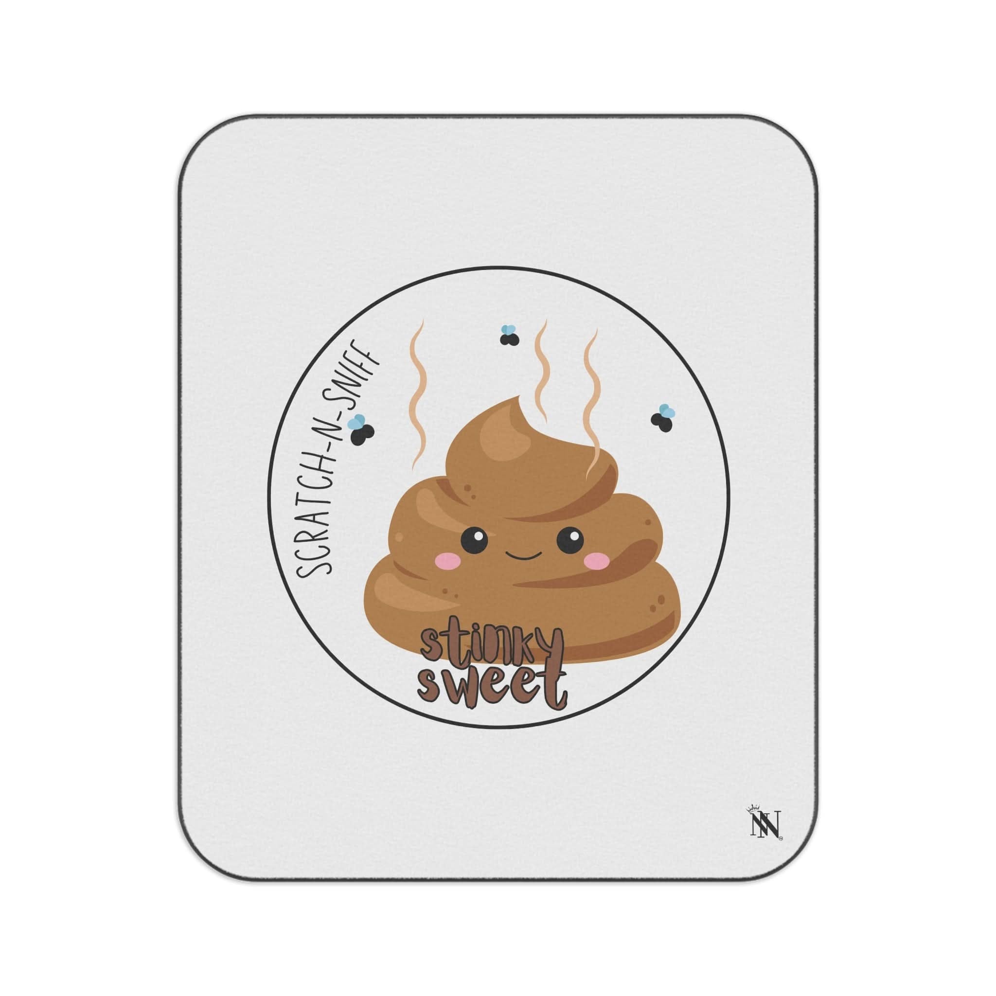 Stinky Sweet Scratch N Sniff | Mix Match Fun-Flirty Lovers’ Water-Resistant Blankets