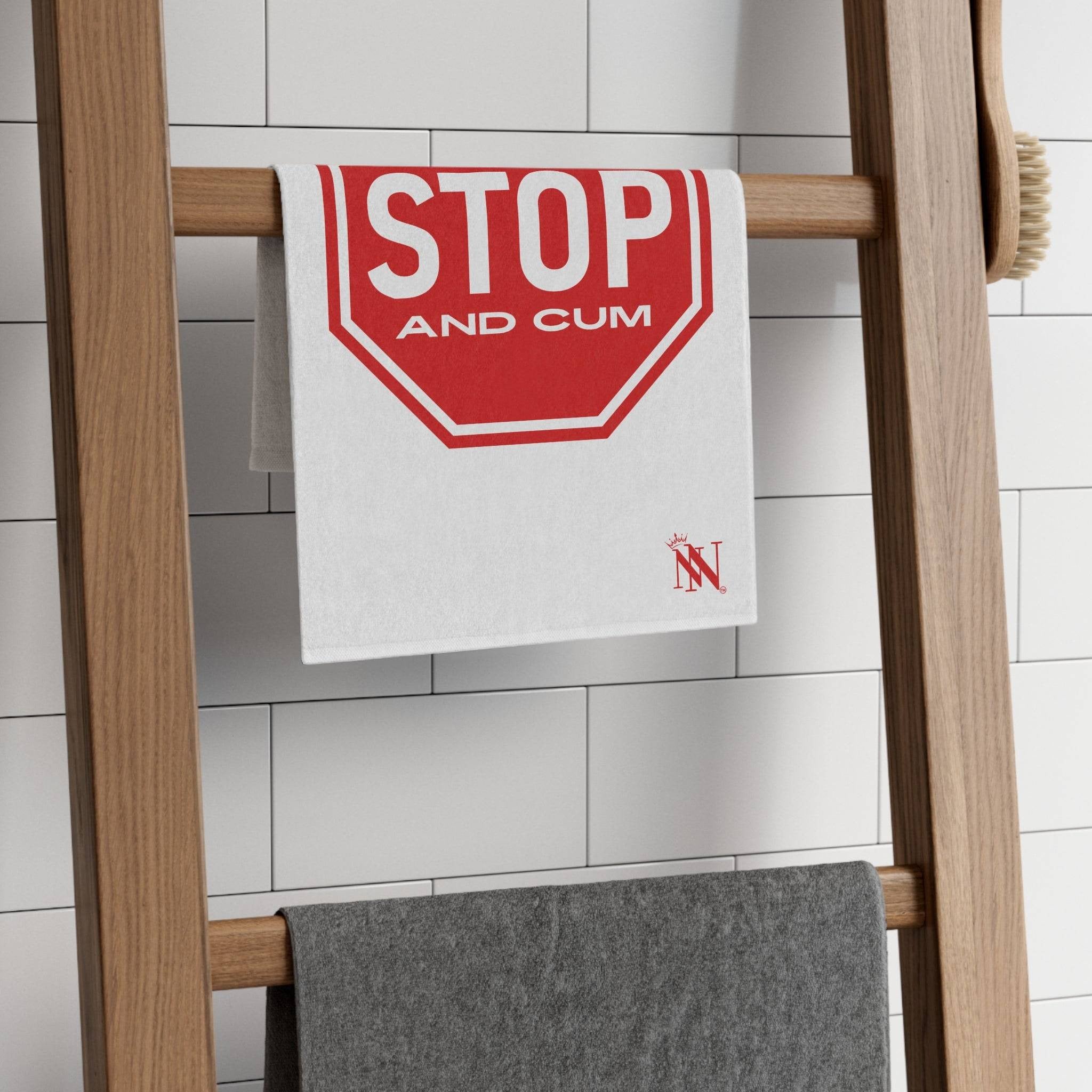 Stop and Cum | Mix & Match Soft Fun-Flirty Lovers’ Towels