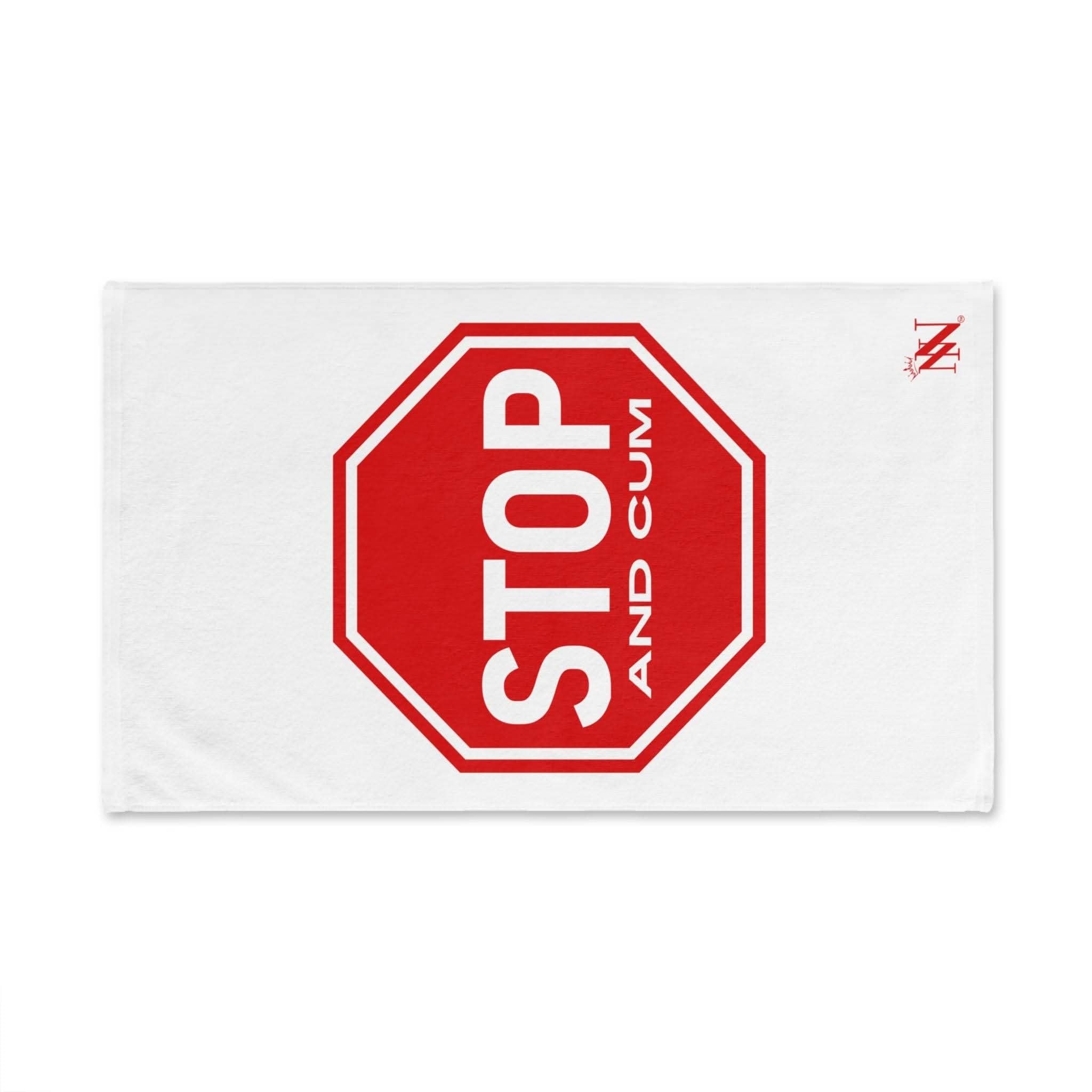 Stop And Cum Sign | Mix & Match Original Fun-Flirty Lovers’ Towels