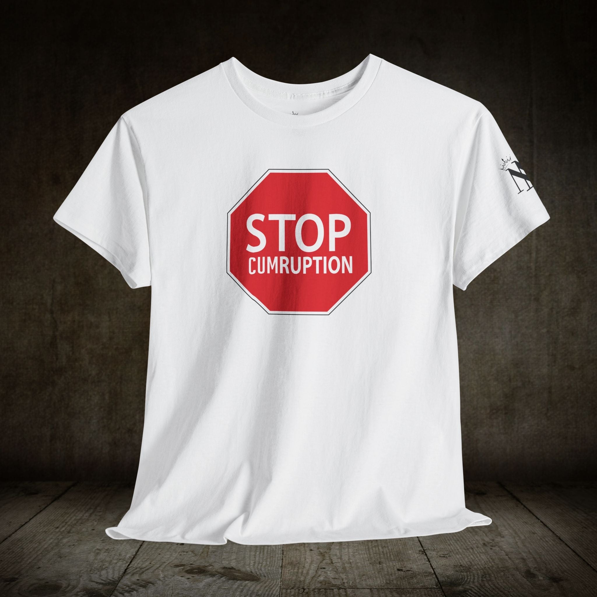 Stop Cumruption | Mix & Match 100% Cotton Unisex Fun-Flirty Lovers’ Tees