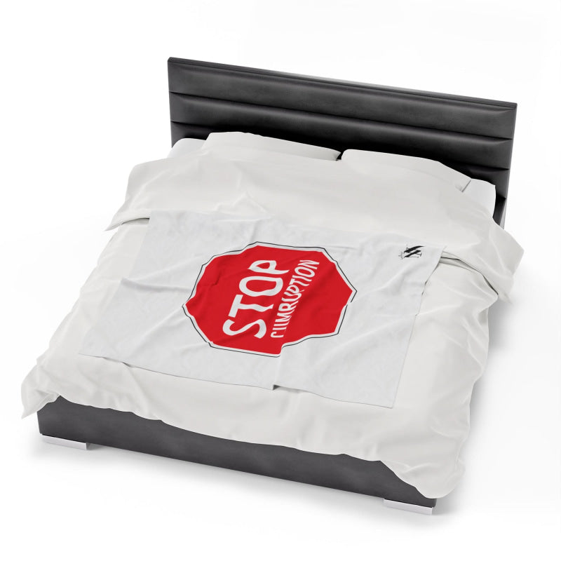 Stop Cumruption | Mix & Match Fun-Flirty Lovers’ Blankets