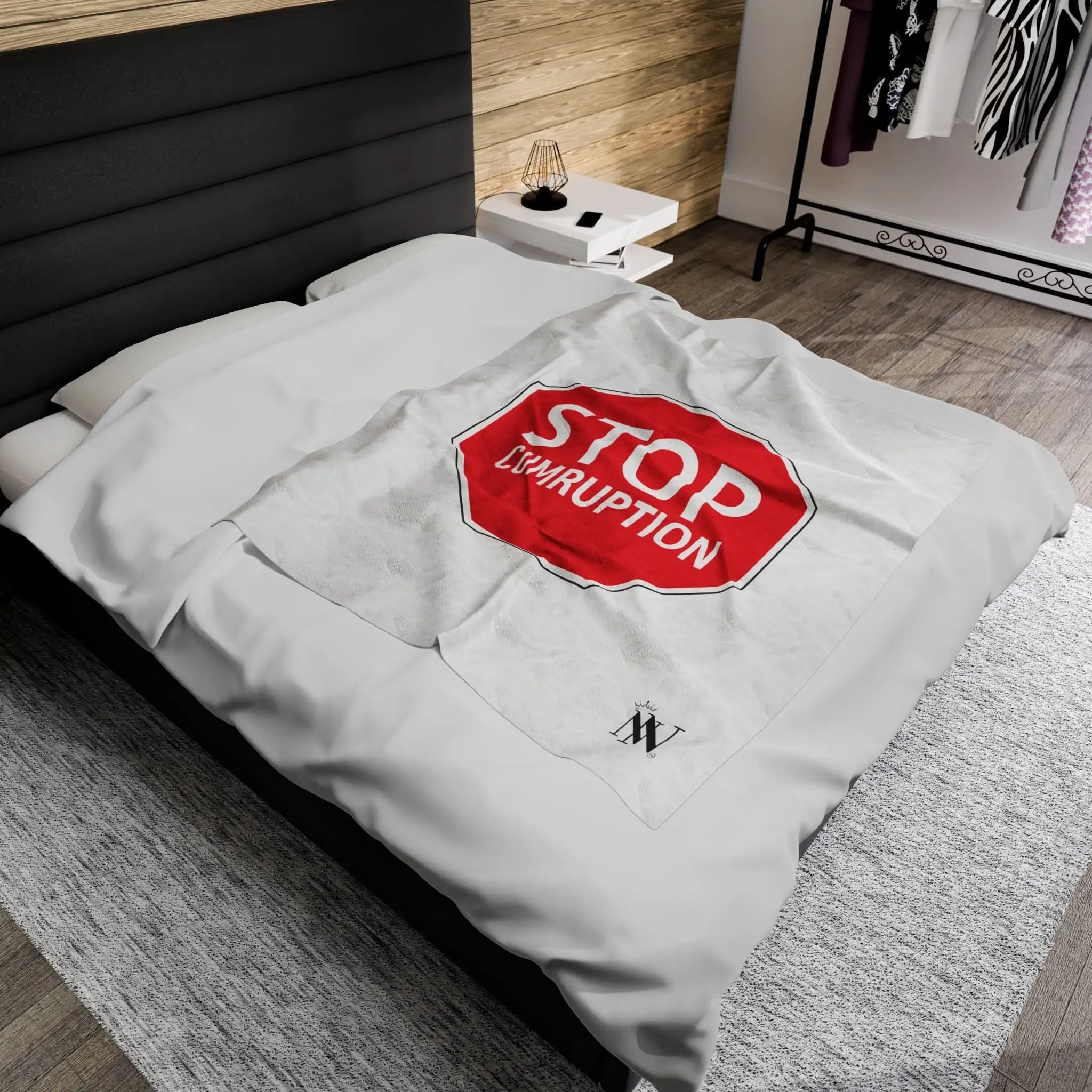 Stop Cumruption | Mix & Match Fun-Flirty Lovers’ Blankets