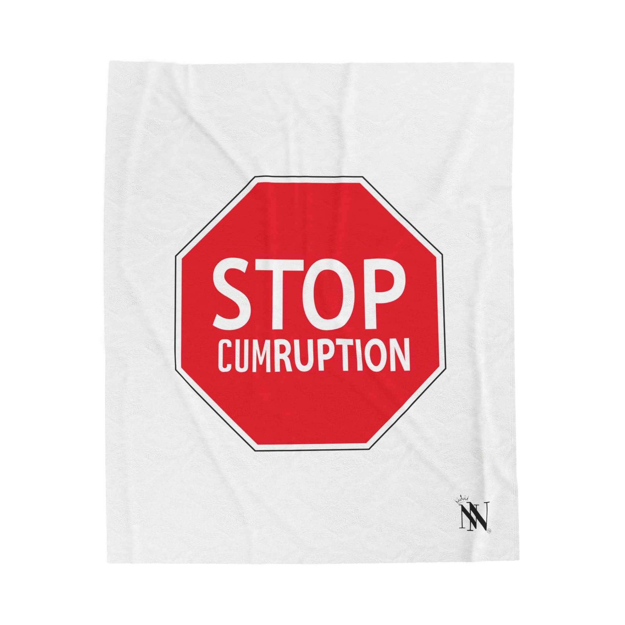 Stop Cumruption | Mix & Match Fun-Flirty Lovers’ Blankets