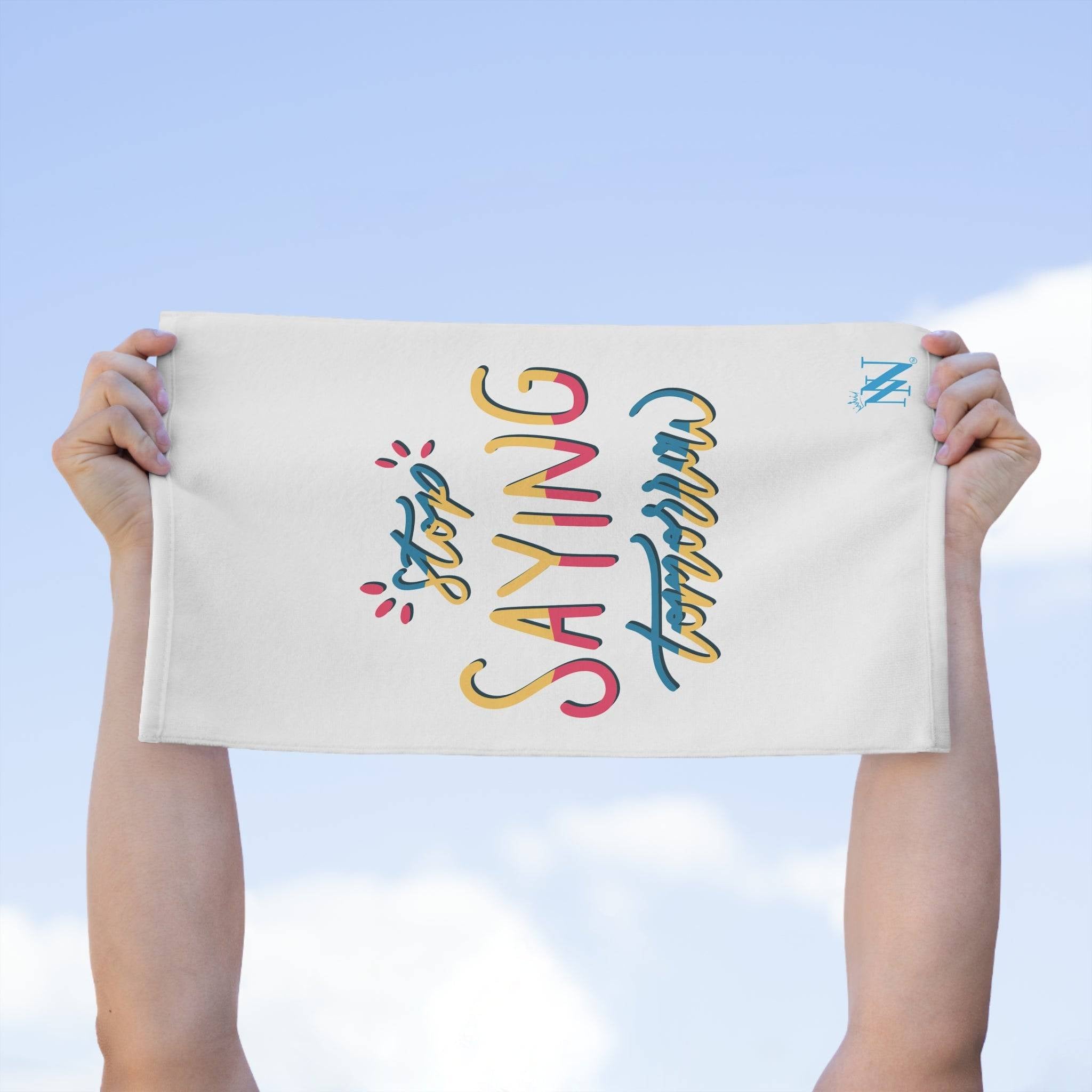 Stop Saying Tomorrow | Mix & Match Soft Fun-Flirty Lovers’ Towels
