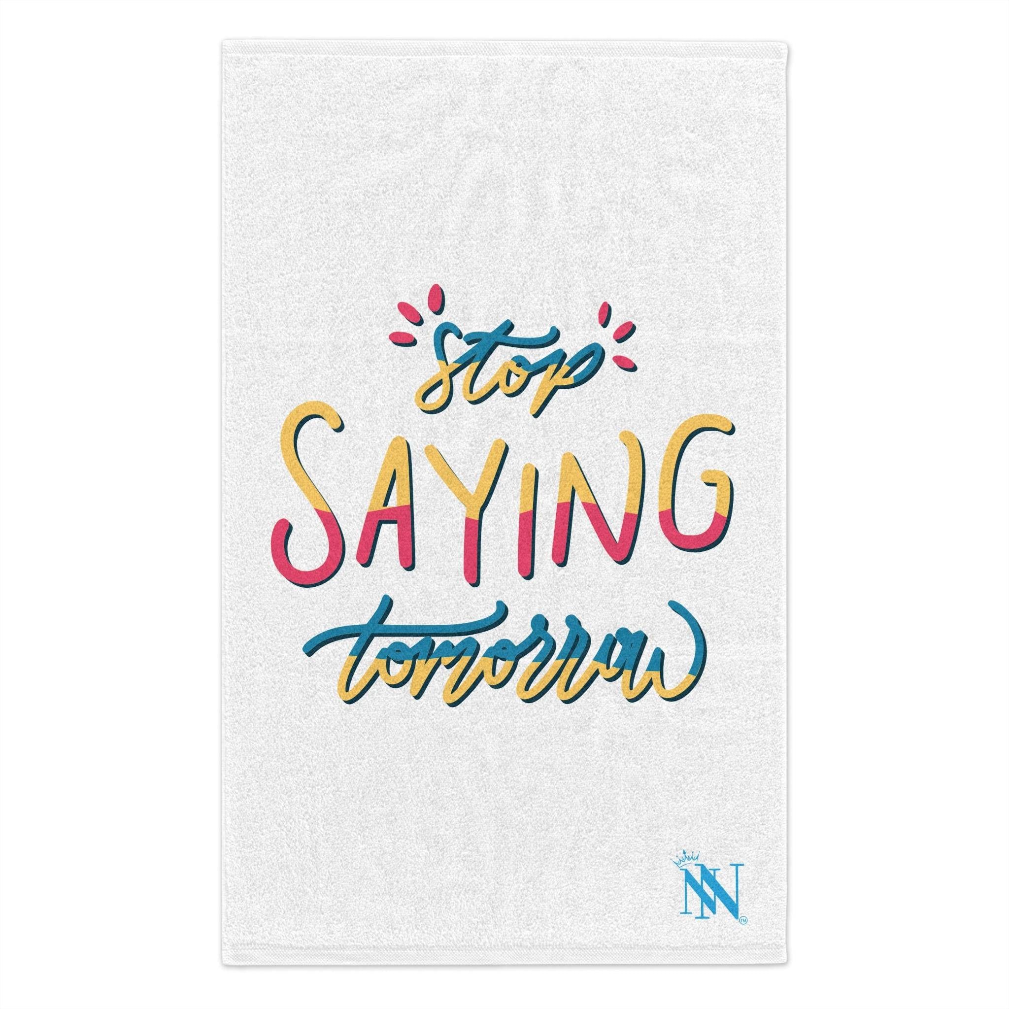 Stop Saying Tomorrow | Mix & Match Soft Fun-Flirty Lovers’ Towels