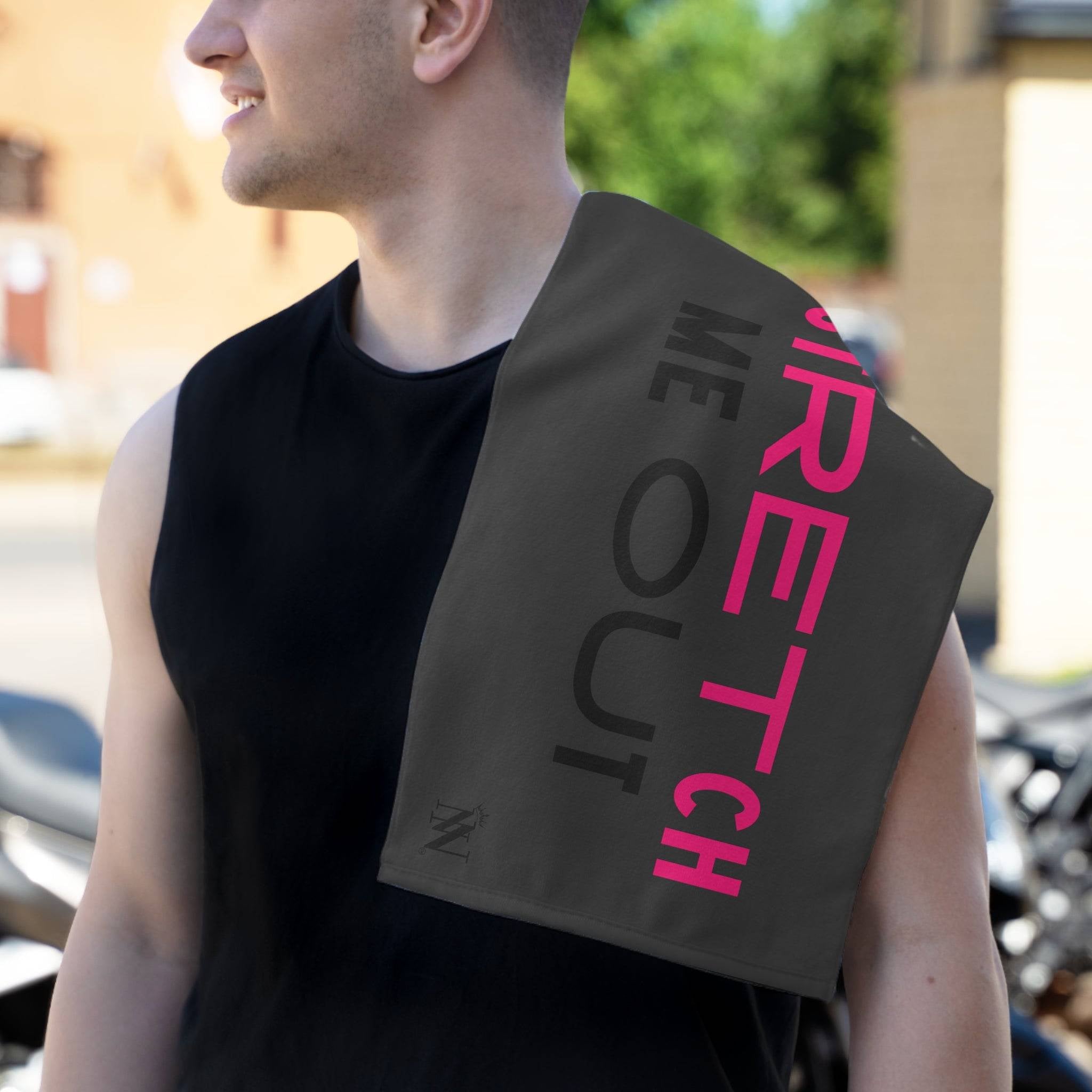 Stretch Me Out Grey Mix Match Soft Sex Towels | Flirty Lovers’ Gifts