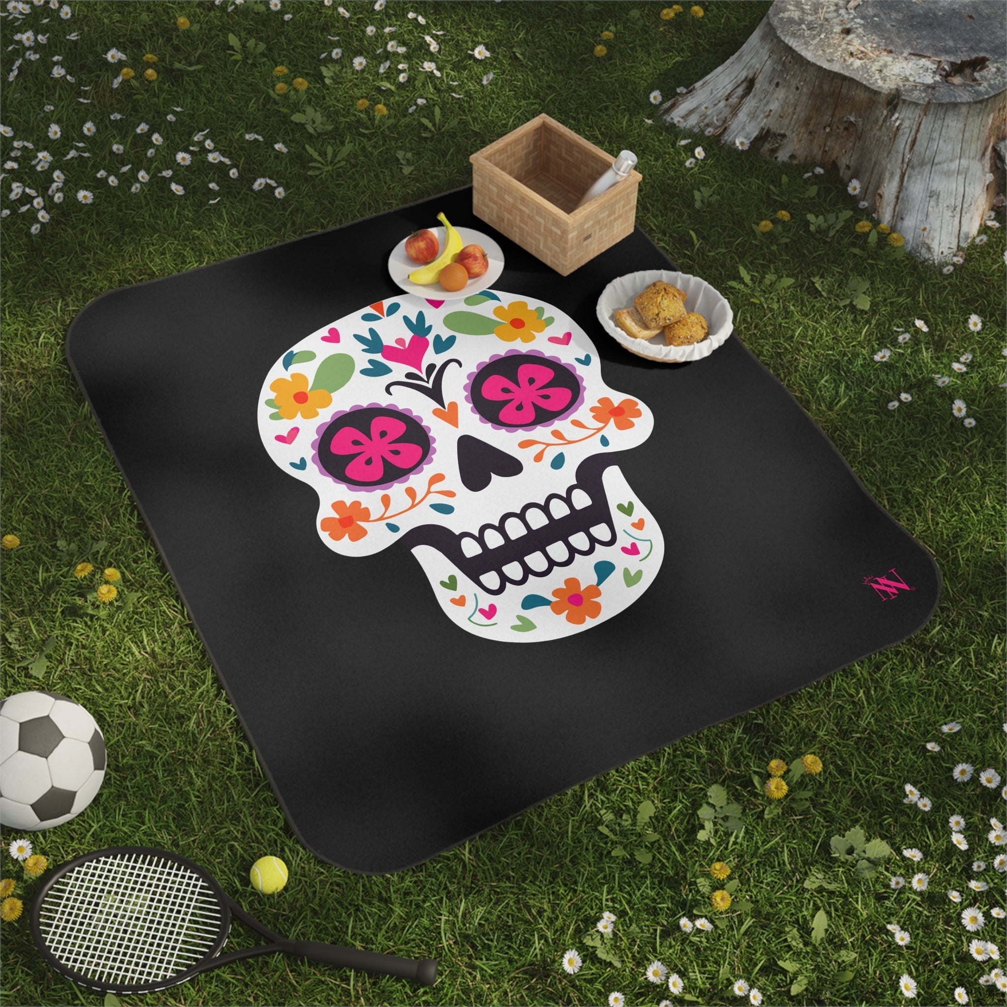 Sugar Skull Love | Mix Match Fun-Flirty Lovers’ Water-Resistant Blankets
