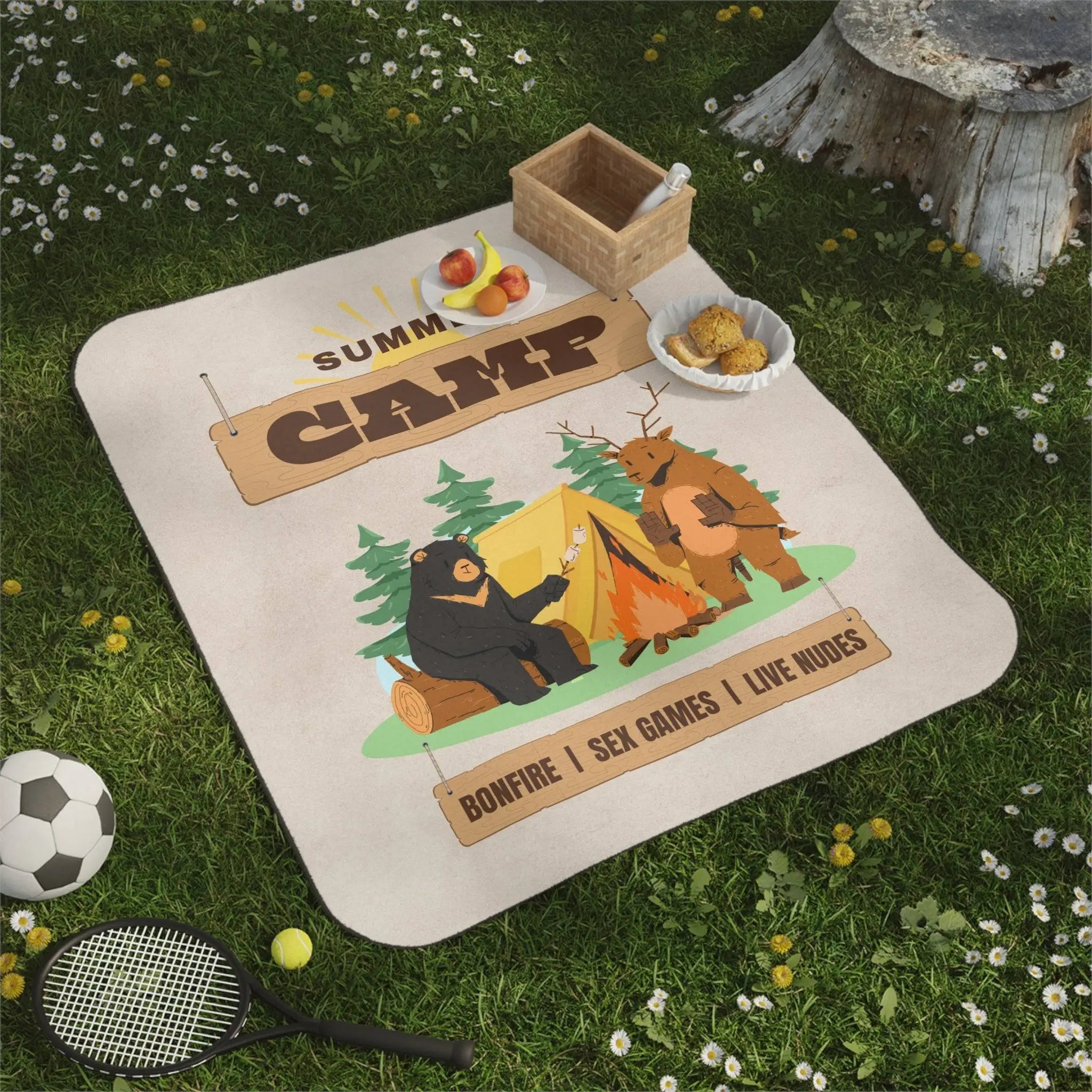 Summer Camp | Mix Match Fun-Flirty Lovers’ Water-Resistant Blankets