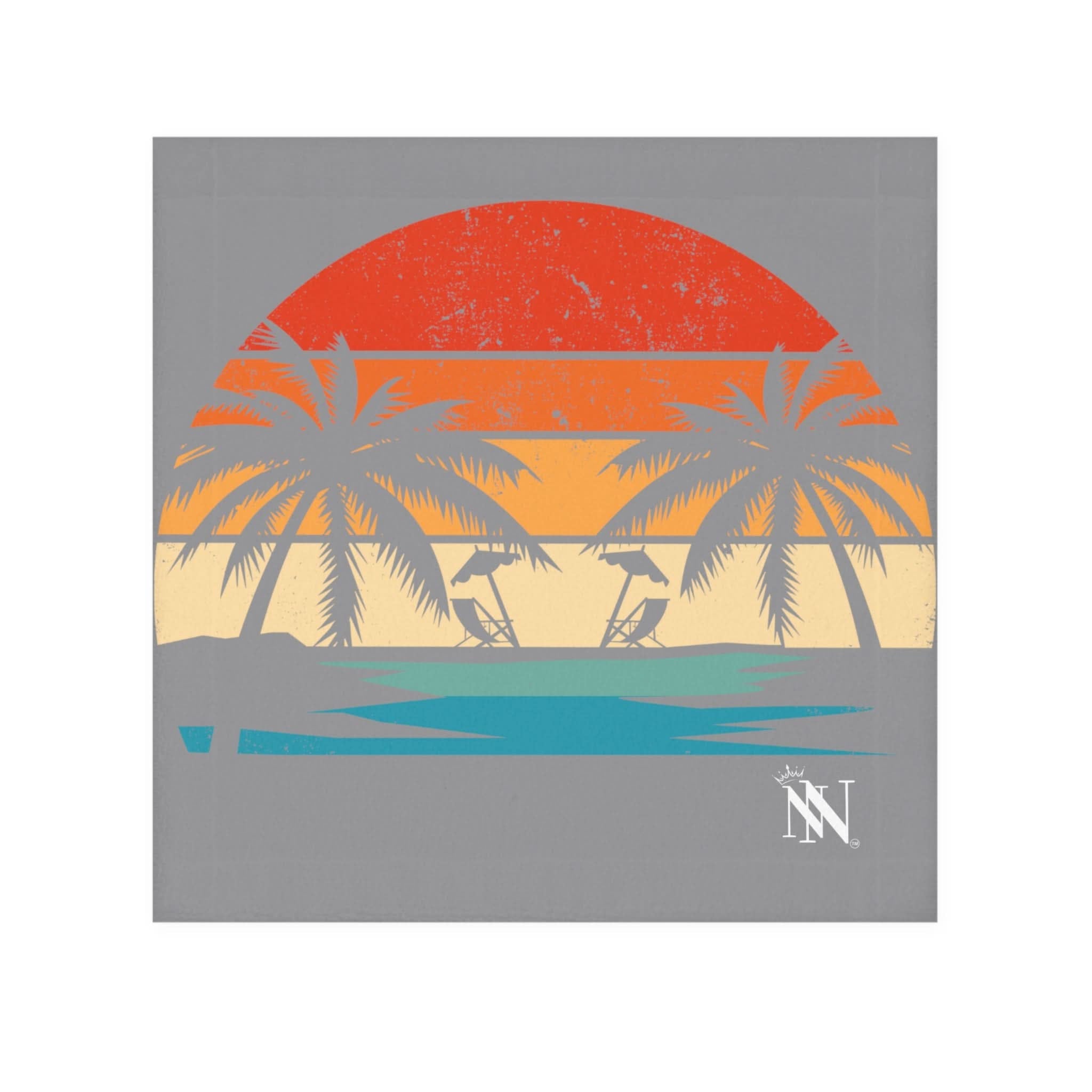 Sunset Wedding Grey | Mix & Match Lils’ Fun-Flirty Lovers’ Towels