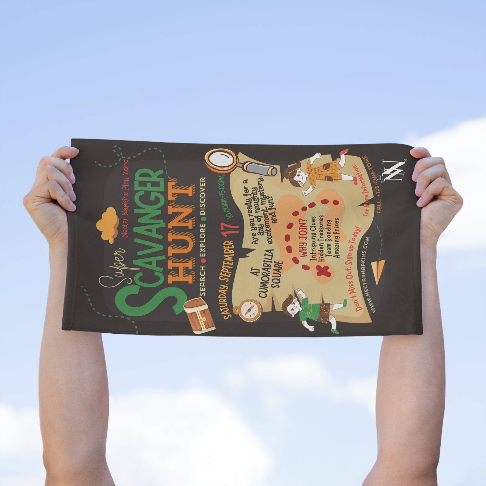 Super Scavenger Hunt | Mix & Match Soft Fun-Flirty Lovers’ Towels