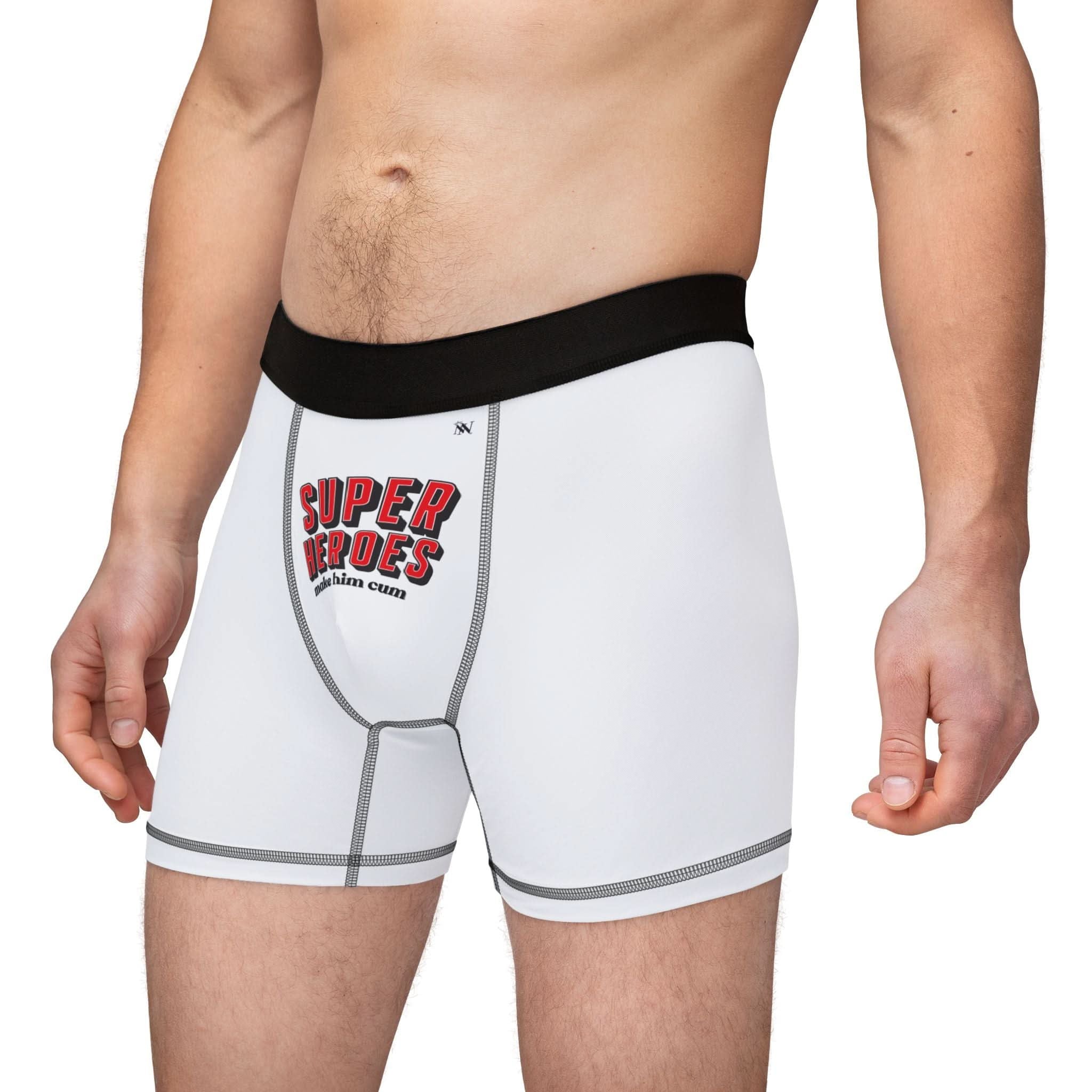 Superheroes Make Him Cum | Mix & Match Fun-Flirty Lovers’ Boxer Briefs