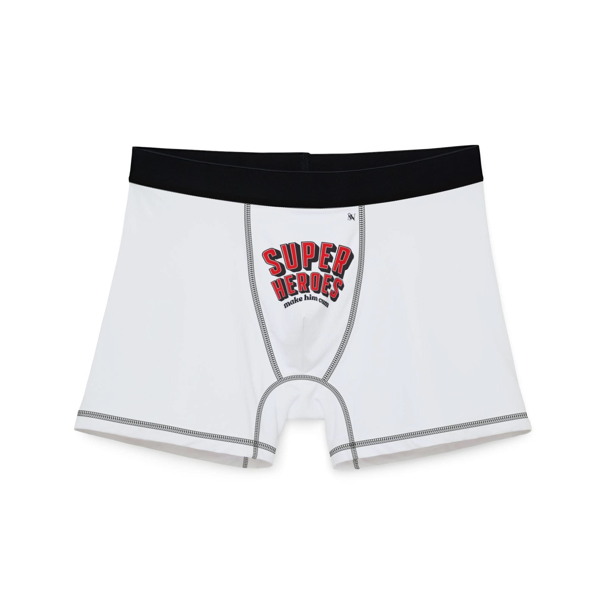 Superheroes Make Him Cum | Mix & Match Fun-Flirty Lovers’ Boxer Briefs