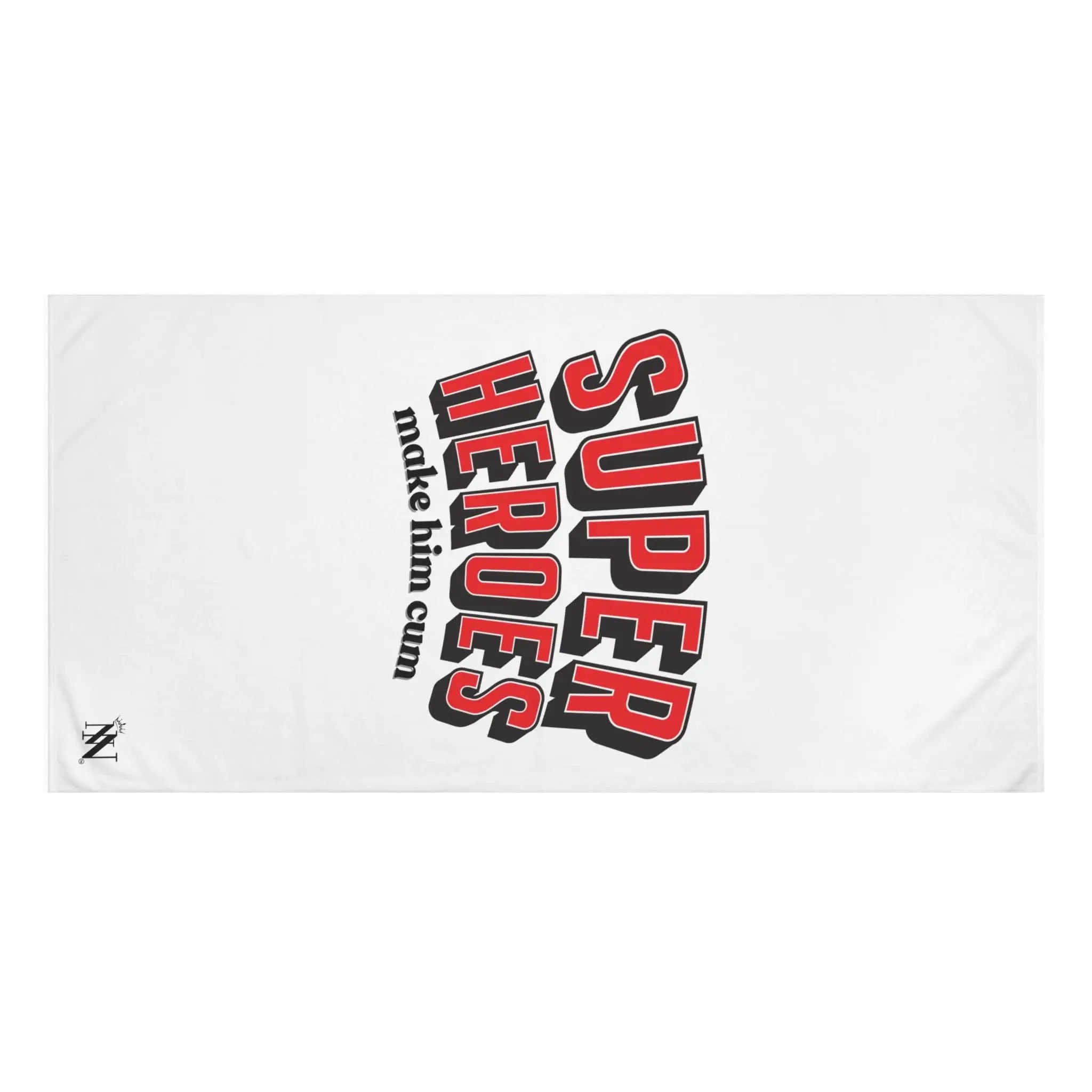 Superheroes Make Him Cum | Mix & Match Naughty XL Fun-Flirty Lovers’ Towels