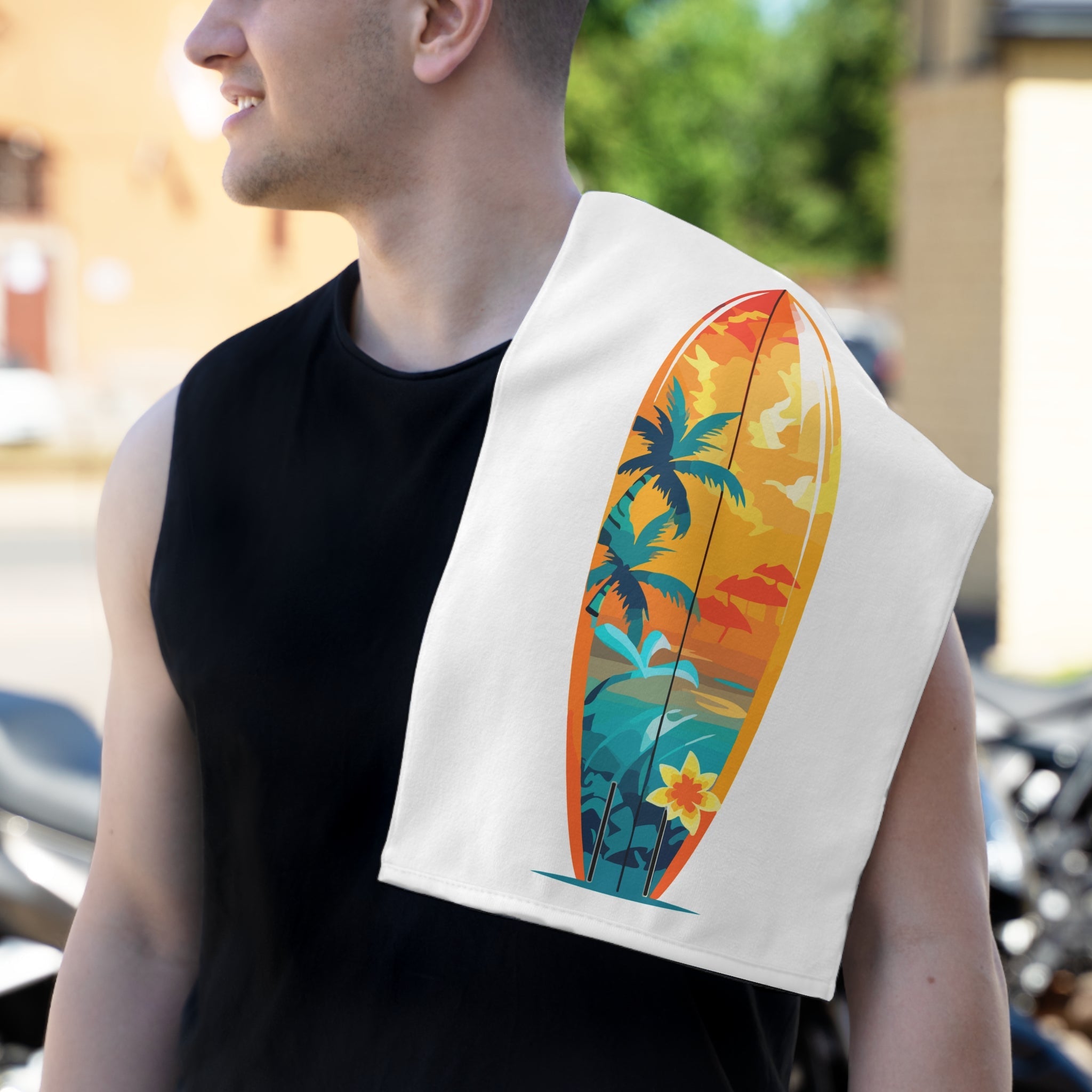 Surfboard | Mix & Match Soft Fun-Flirty Lovers’ Towels