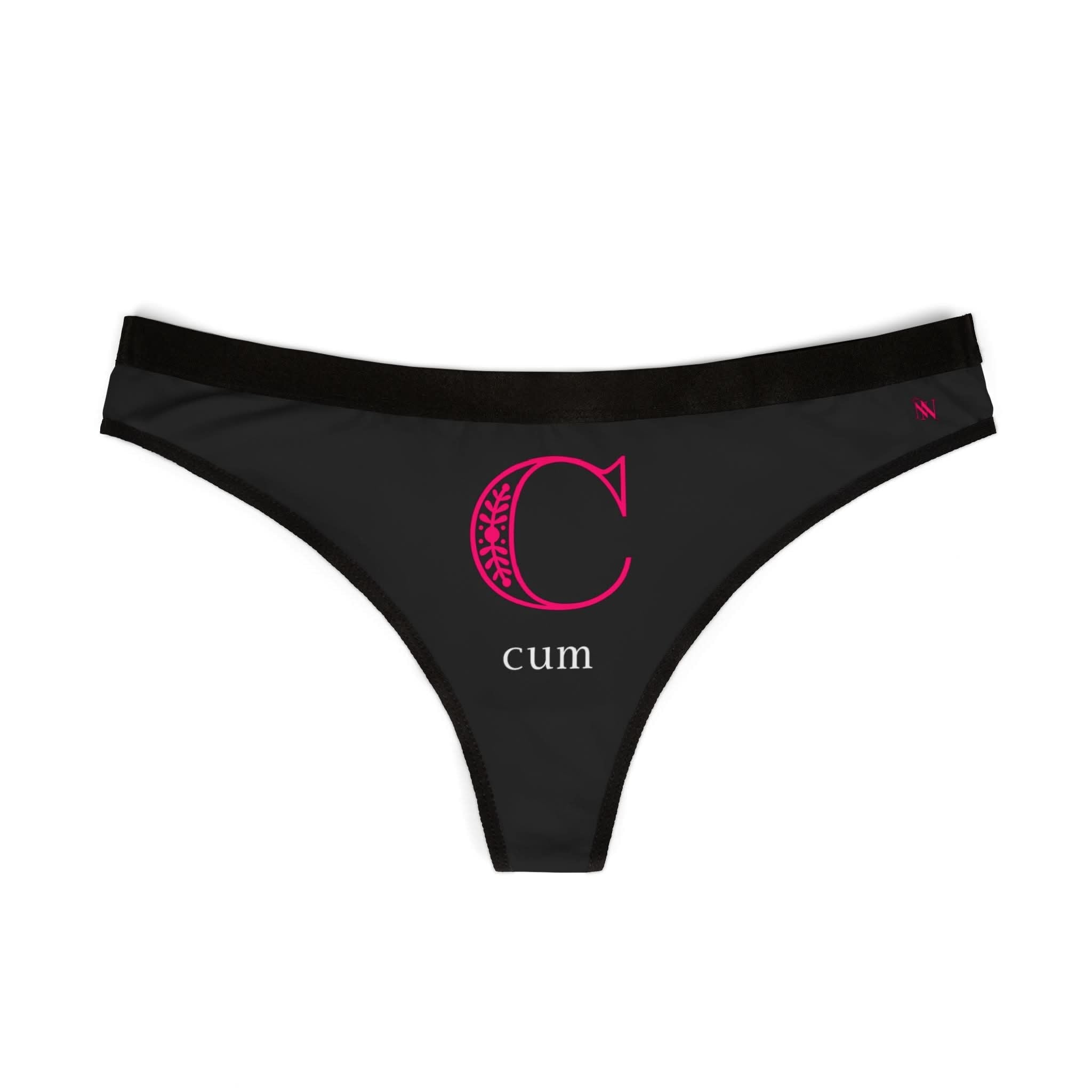 Surname Cum | Mix & Match Women’s Fun-Flirty Lovers’ Thongs