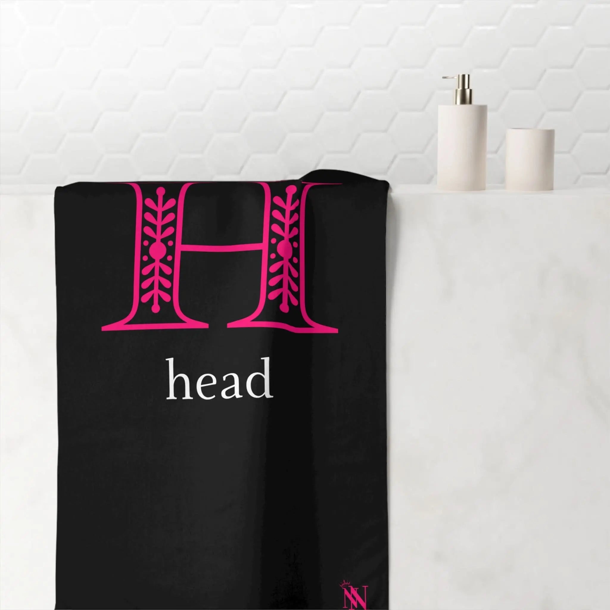 Surname Head | Mix & Match Naughty XL Fun-Flirty Lovers’ Towels